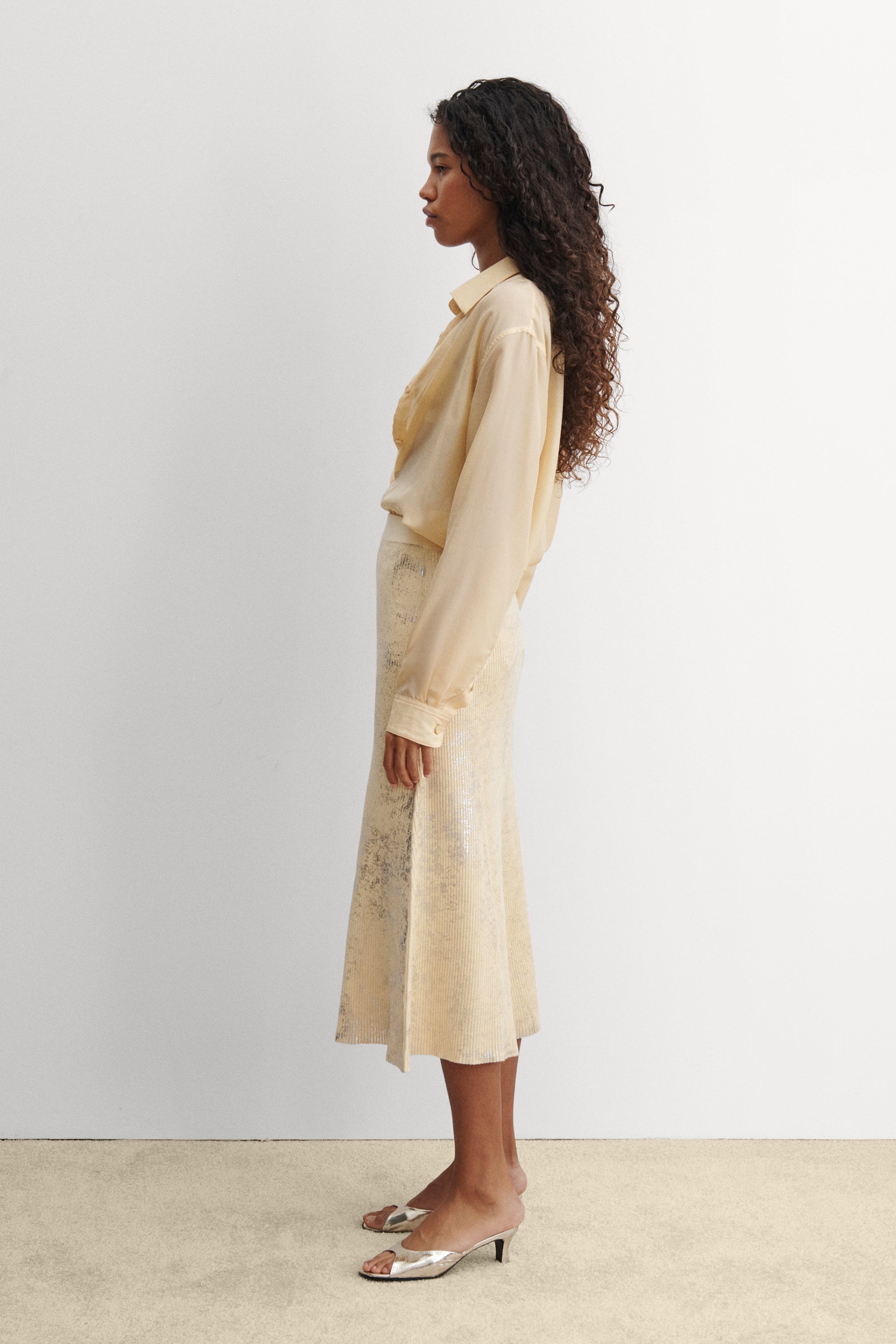 Rachel Comey Clothing Kuzner Skirt Sand-Silver