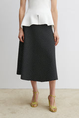Rachel Comey Clothing Addys Skirt Diagonal Stripe