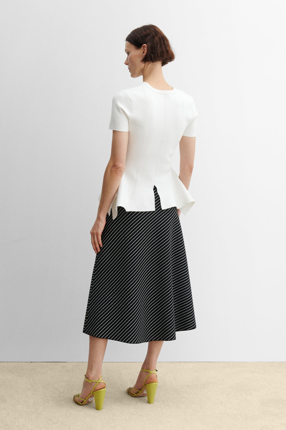 Rachel Comey Clothing Addys Skirt Diagonal Stripe