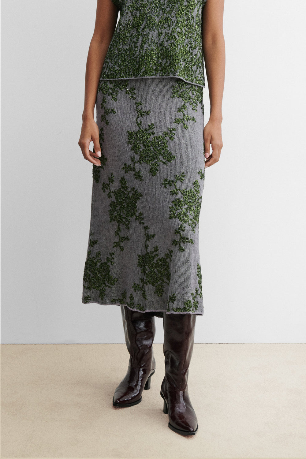 Rachel Comey Clothing|Sale Broccada Skirt Dove-Green