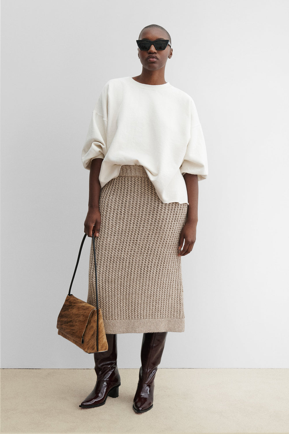 Rachel Comey Clothing|Sale Vlanke Skirt Oatmeal