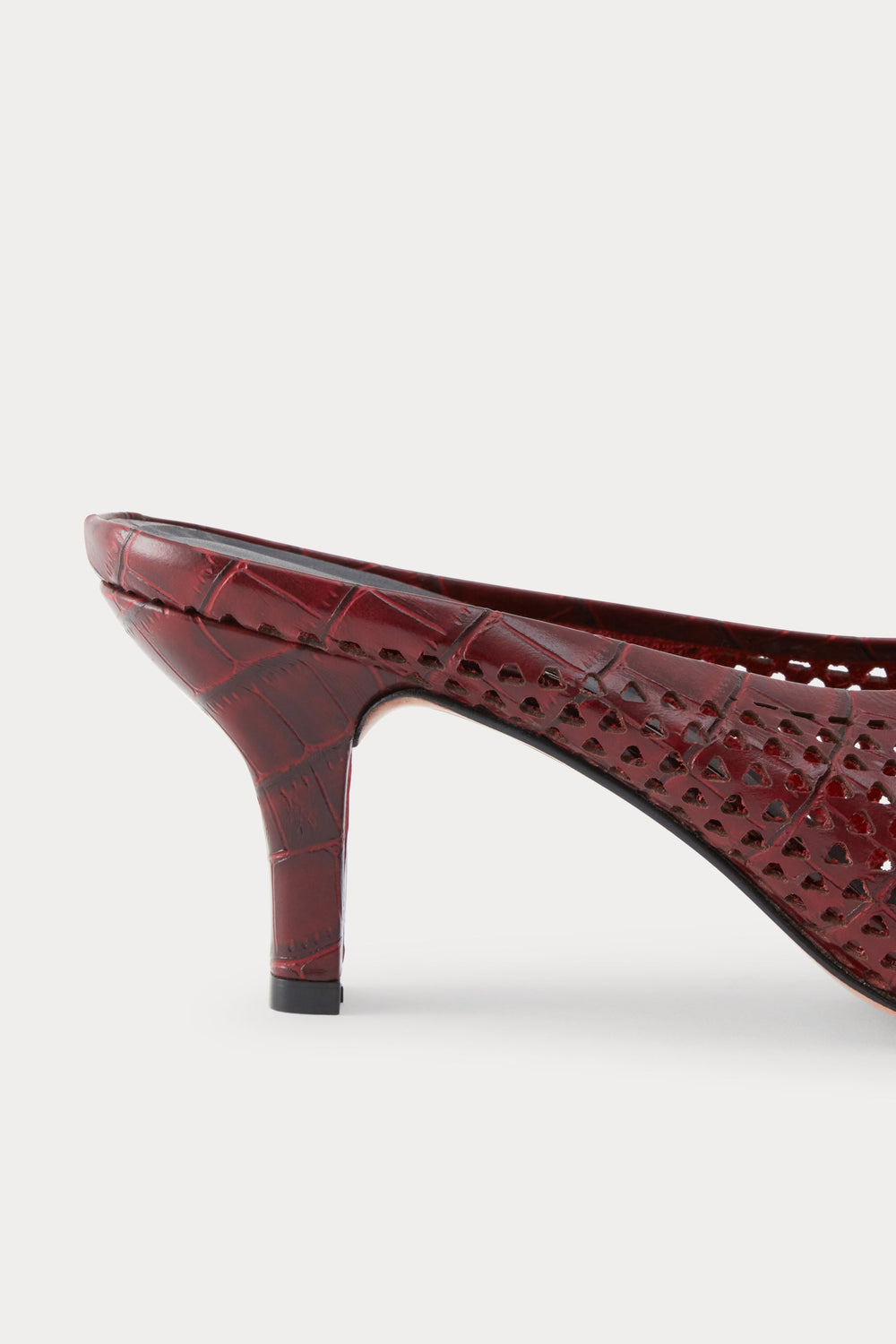 Rachel Comey Clothing|Footwear Alder Mule (Mini Punch) Merlot