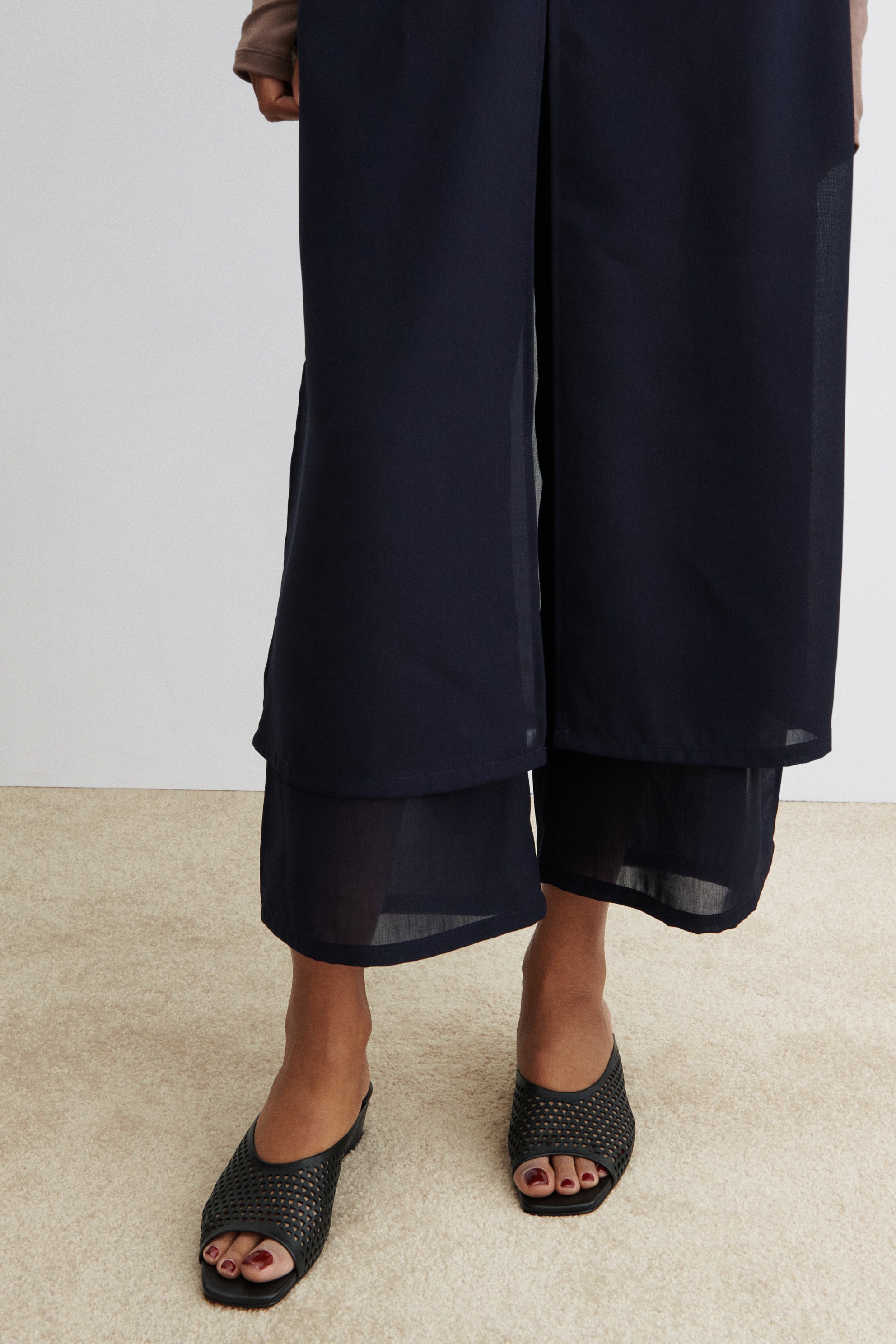 Rachel Comey Footwear Balant Wedge Mini Punch Black