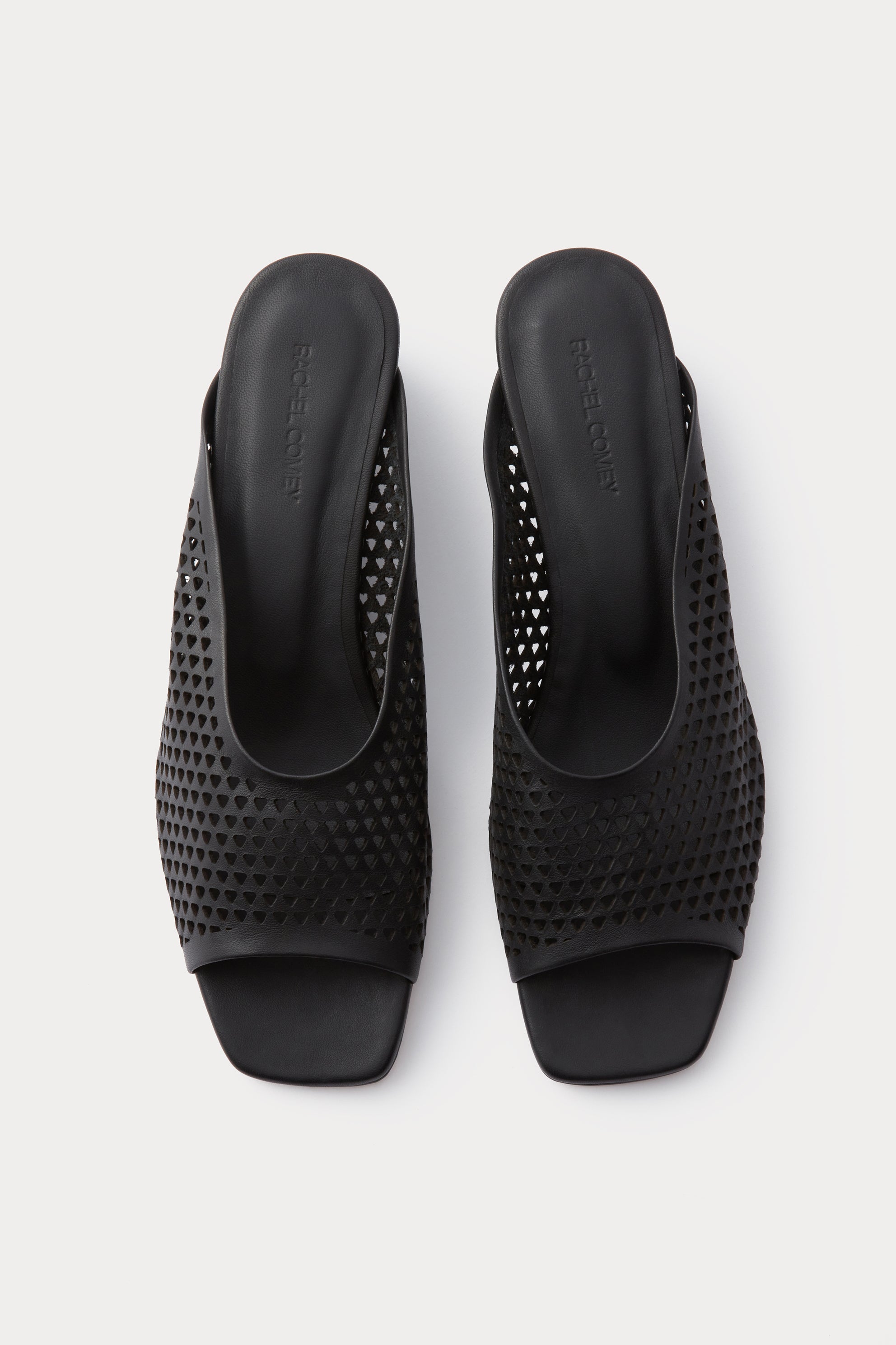 Rachel Comey Footwear Balant Wedge Mini Punch Black