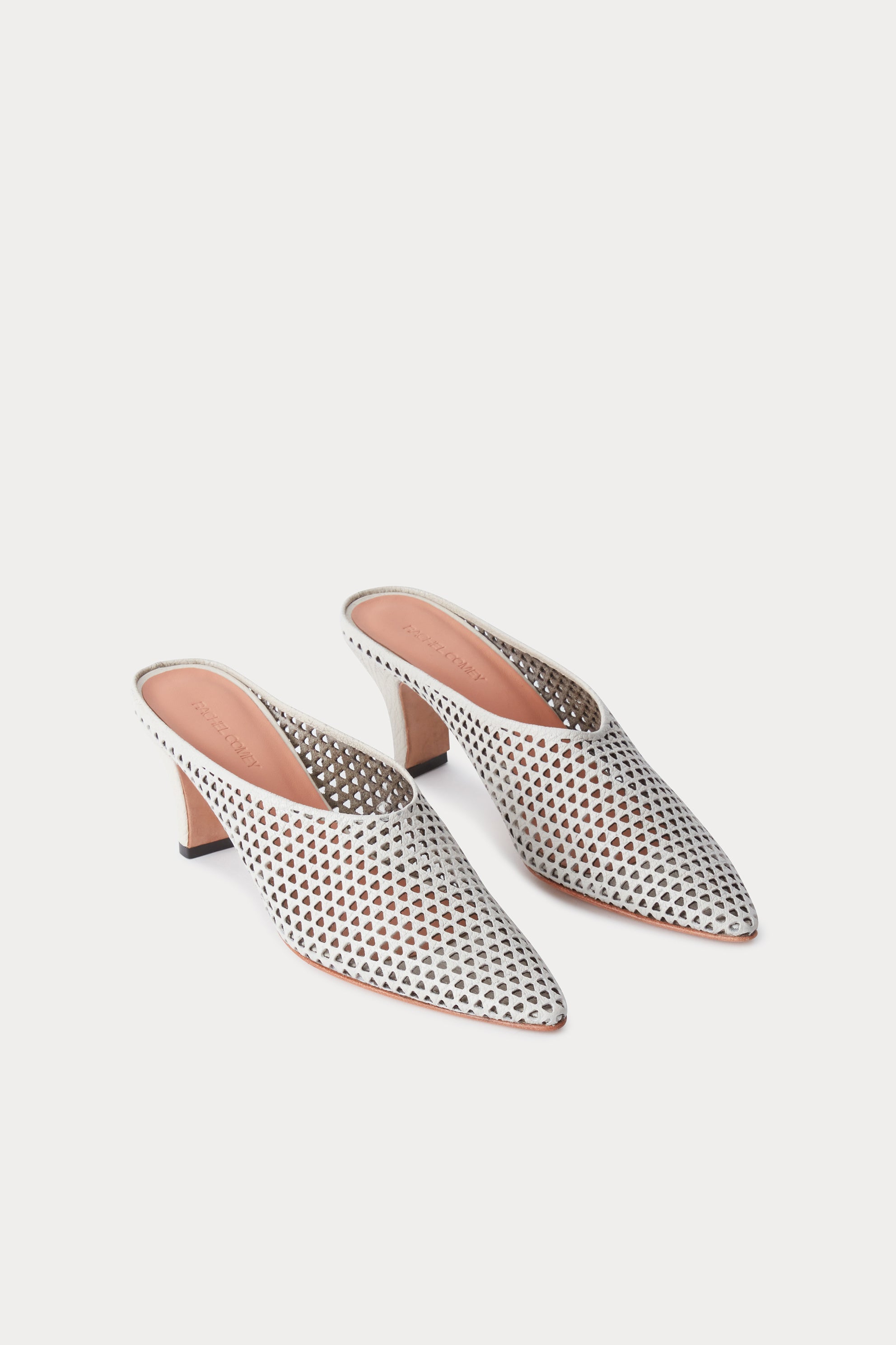 Rachel Comey Footwear Alder Mule (Mini Punch) Ecru