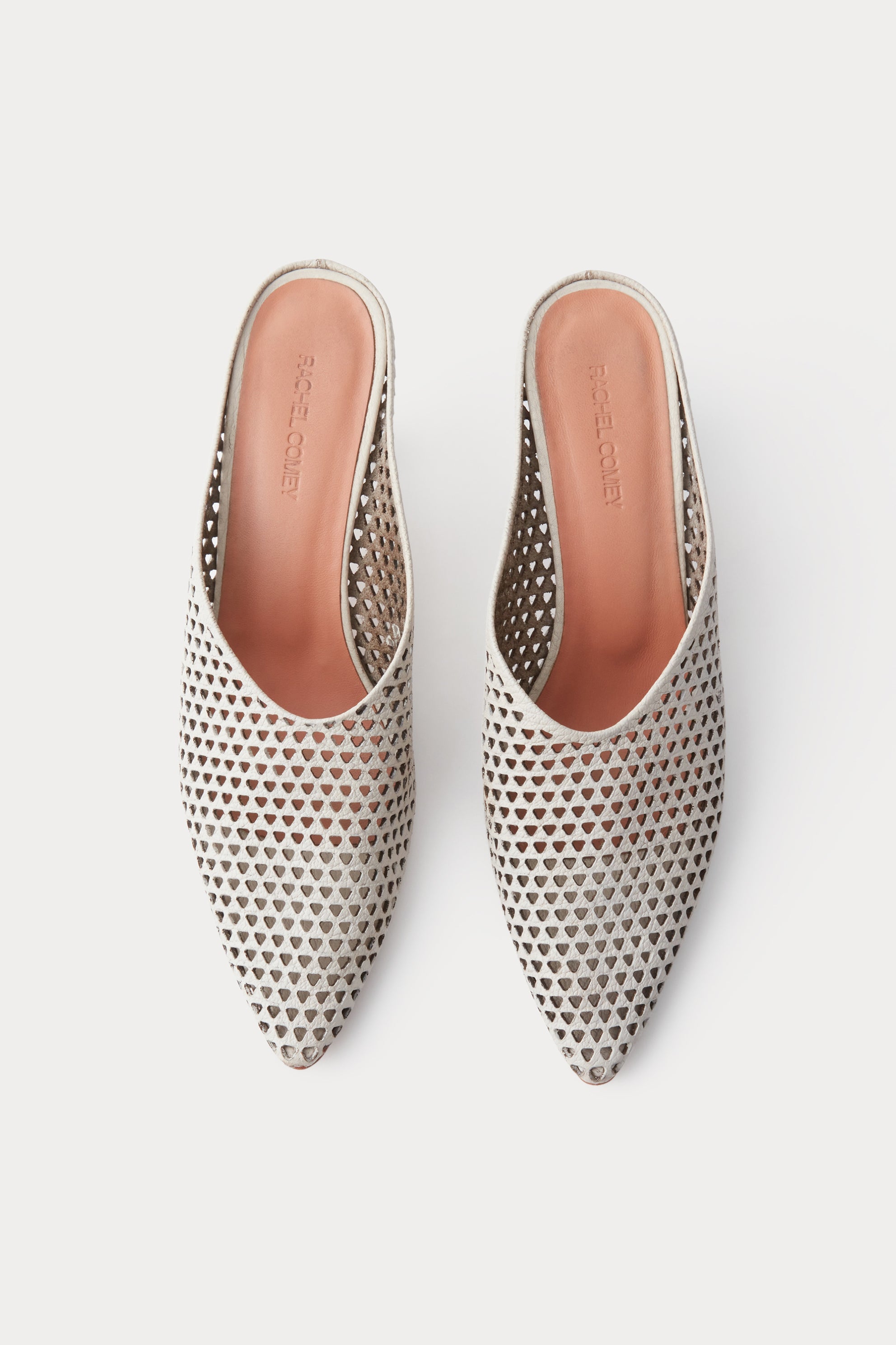 Rachel Comey Footwear Alder Mule (Mini Punch) Ecru