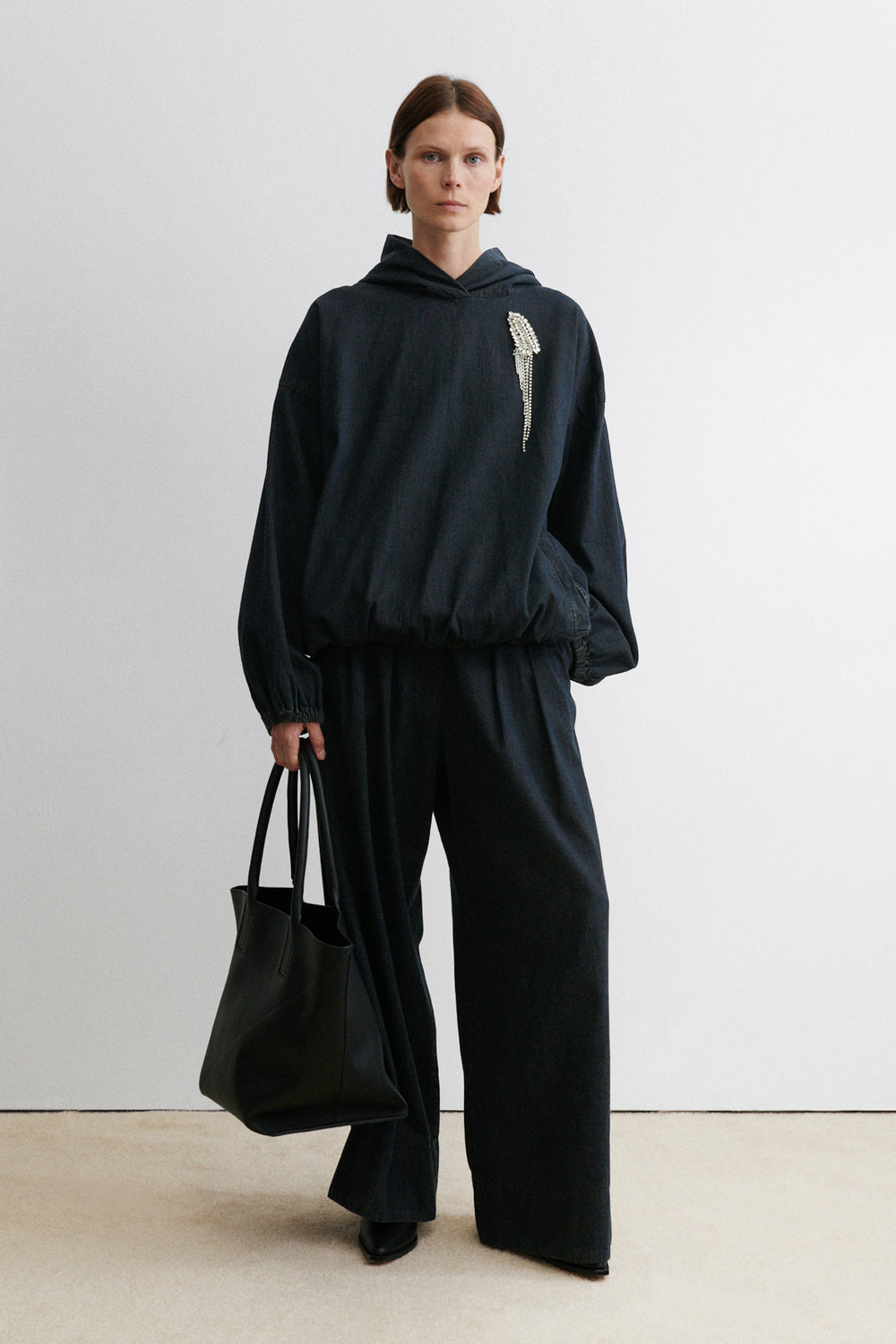 Rachel Comey Denim|Clothing|Sale Rowan Hoodie Brown Overdye
