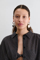 Rachel Comey Accessories Amour Hoop Vintage Silver