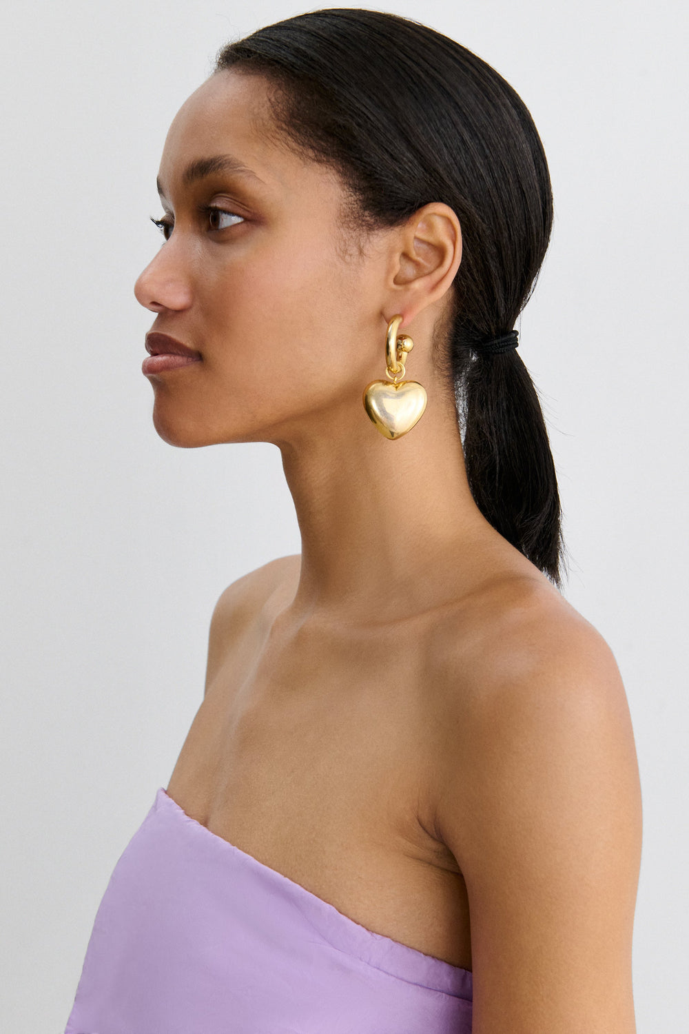 Rachel Comey Accessories Amour Hoop Vintage Silver