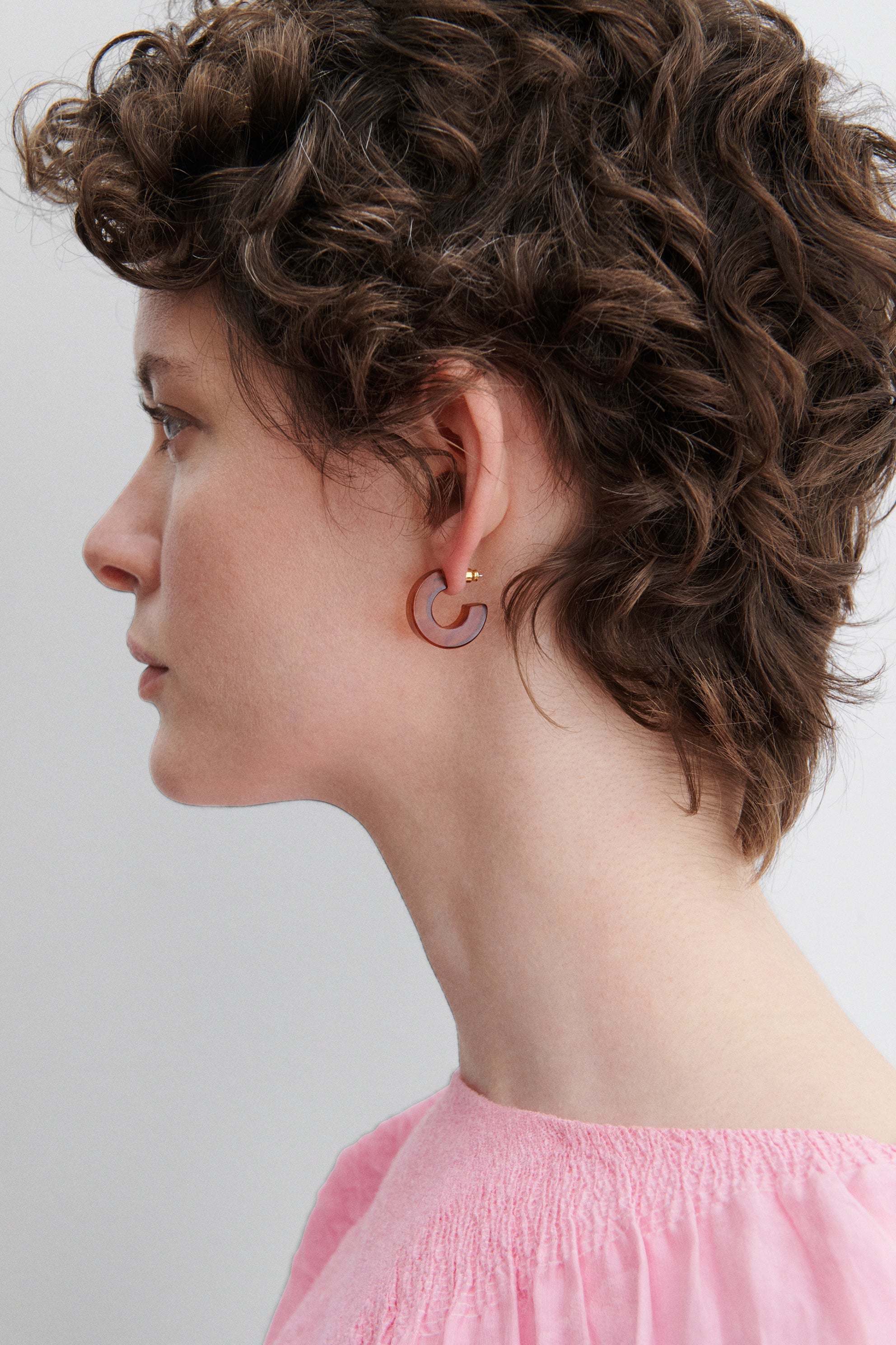 Rachel Comey Accessories Cuba Earring Dark Tortoise