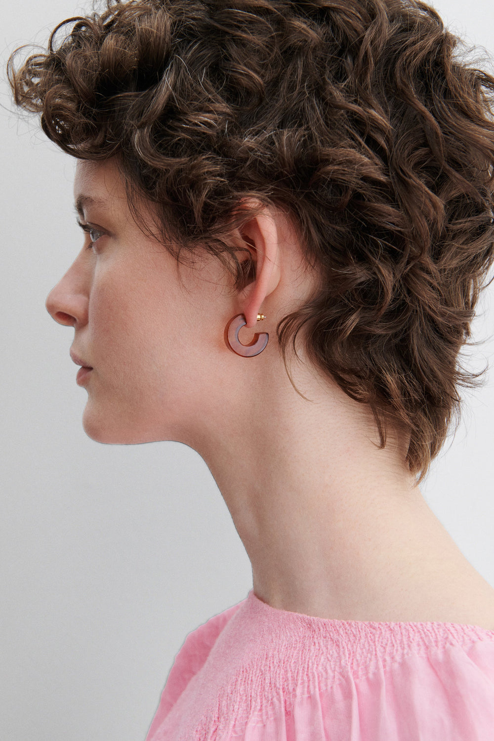 Rachel Comey Accessories Cuba Earring Dark Tortoise