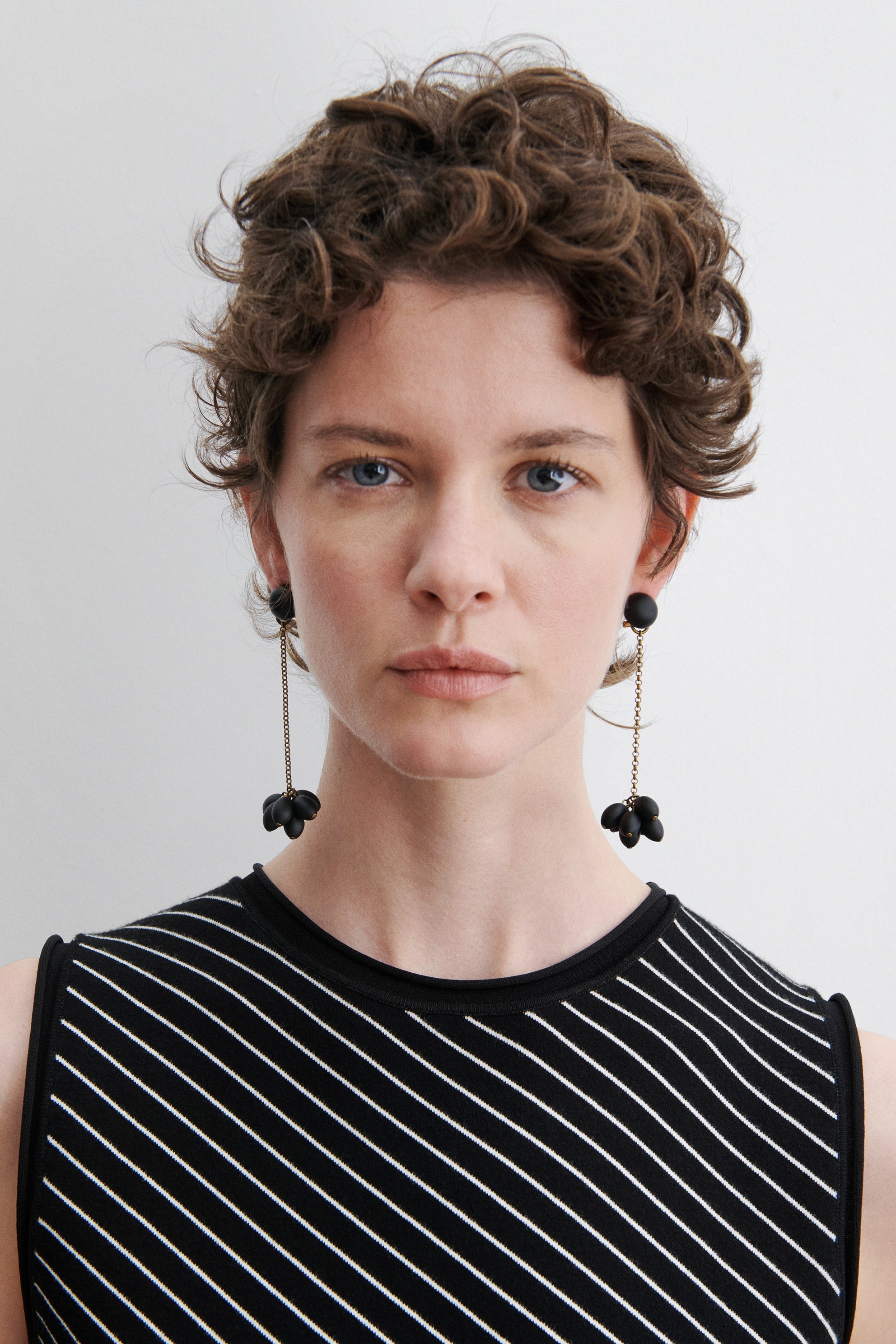 Rachel Comey Accessories Laurel Drop Earring Matte Black