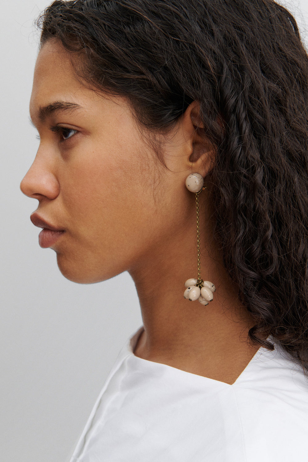 Rachel Comey Accessories Laurel Drop Earring Matte Black
