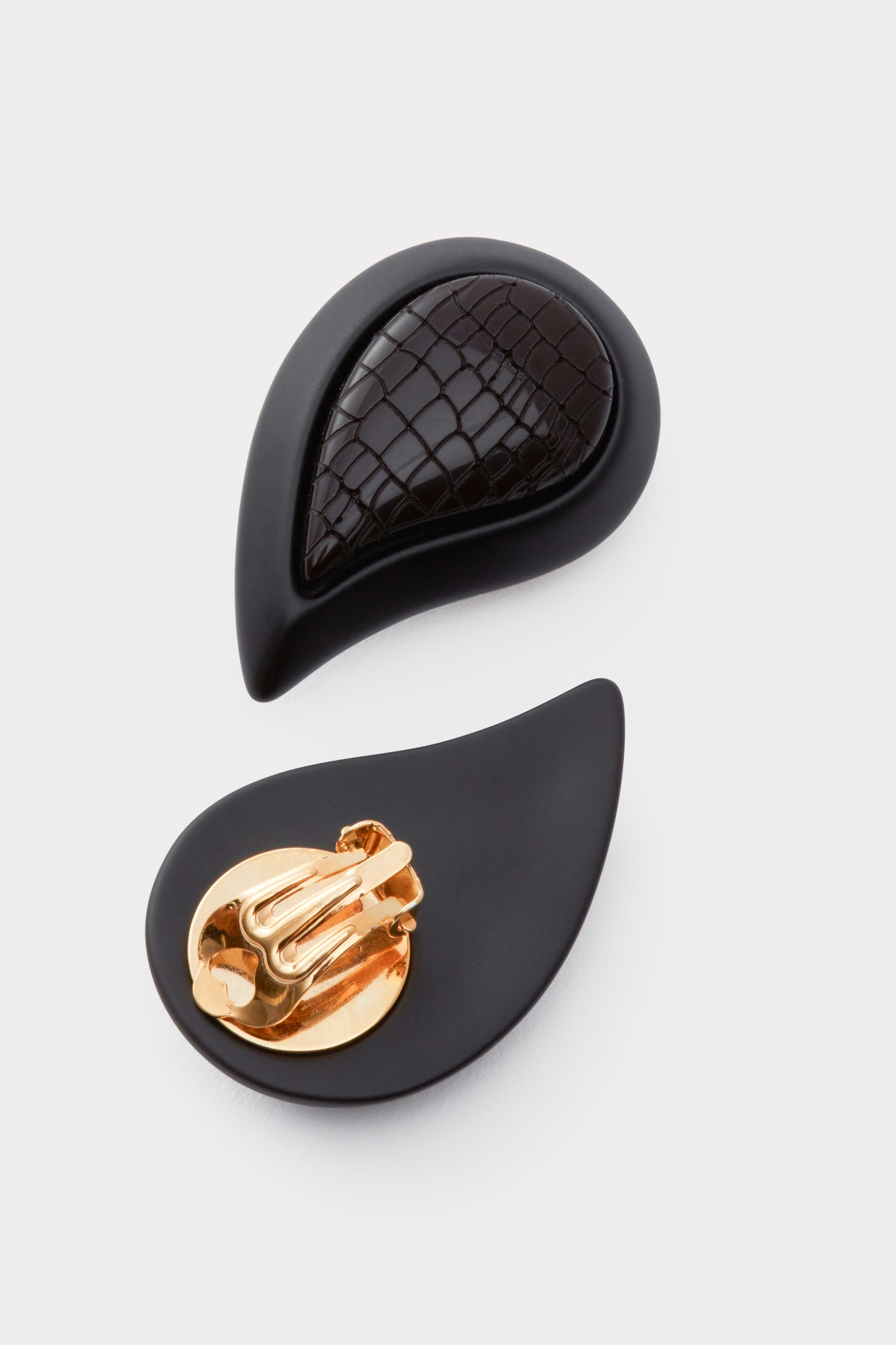 Rachel Comey Accessories Paisley Earring Black Snake