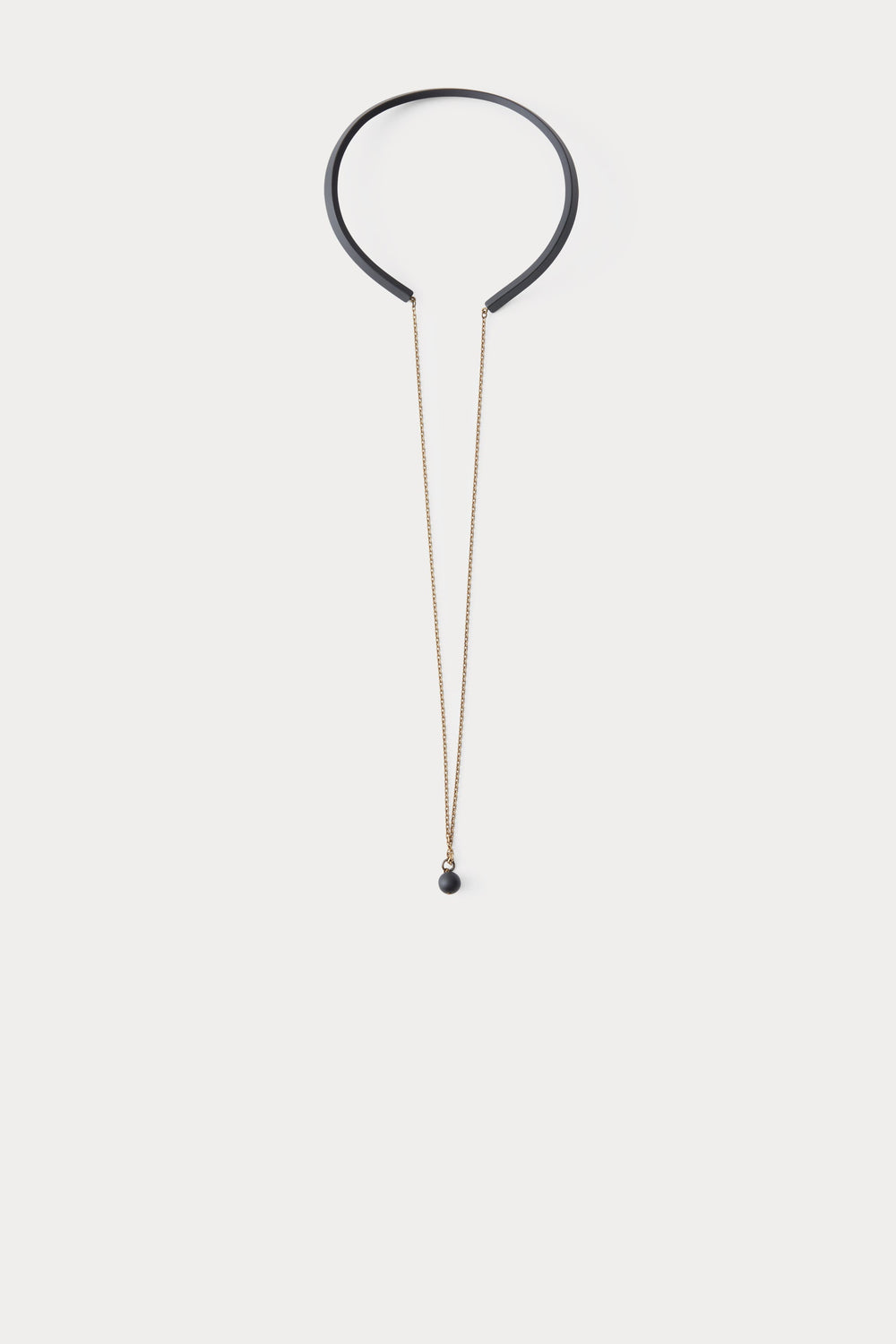 Rachel Comey Accessories Priori Choker with Chain Black Matte
