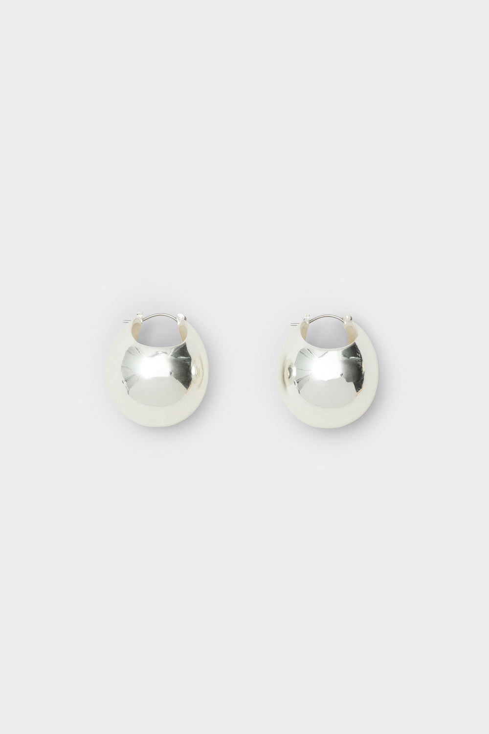 Rachel Comey Accessories Large Keel Hoop Silver