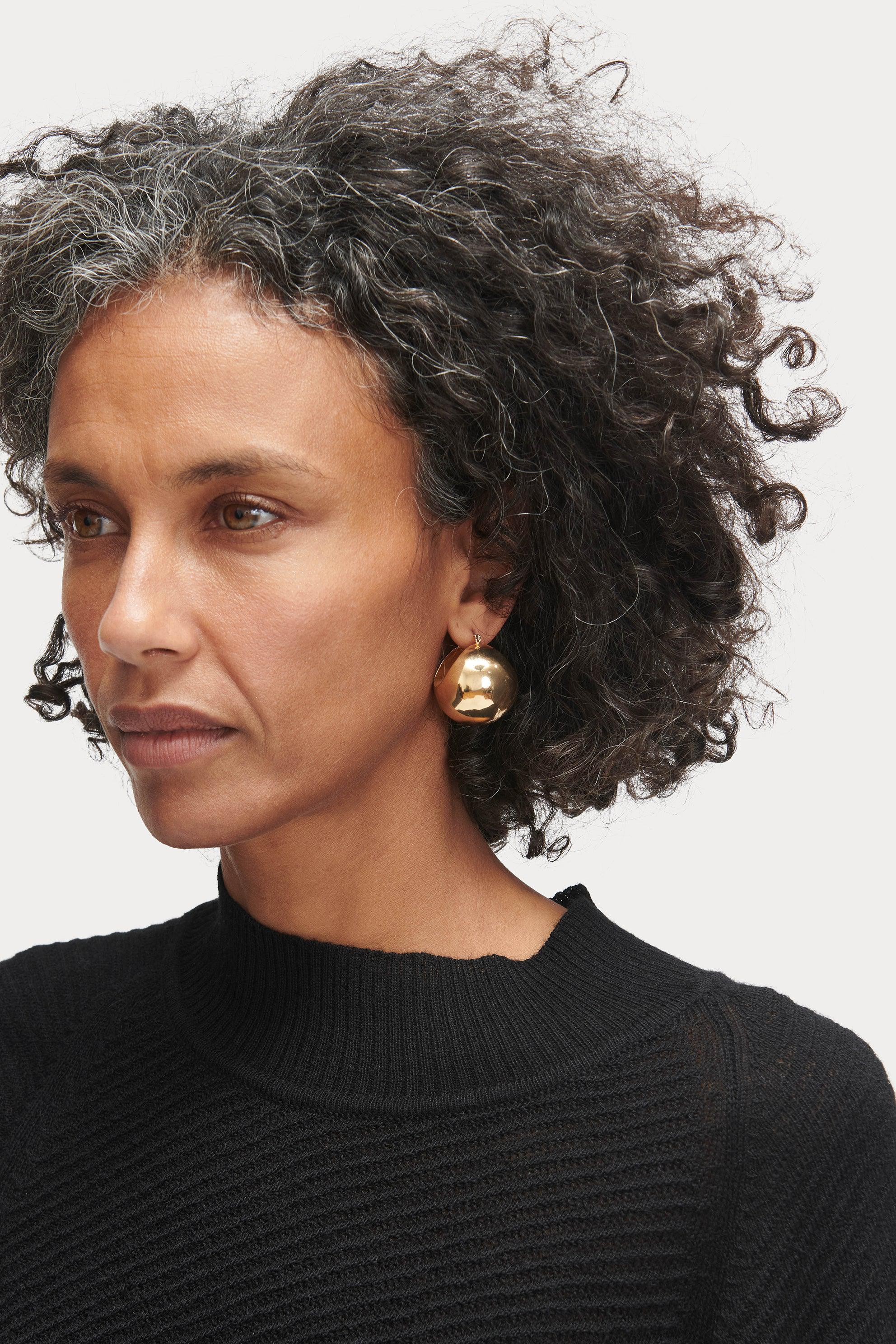 Rachel Comey Accessories Large Keel Hoop Gold