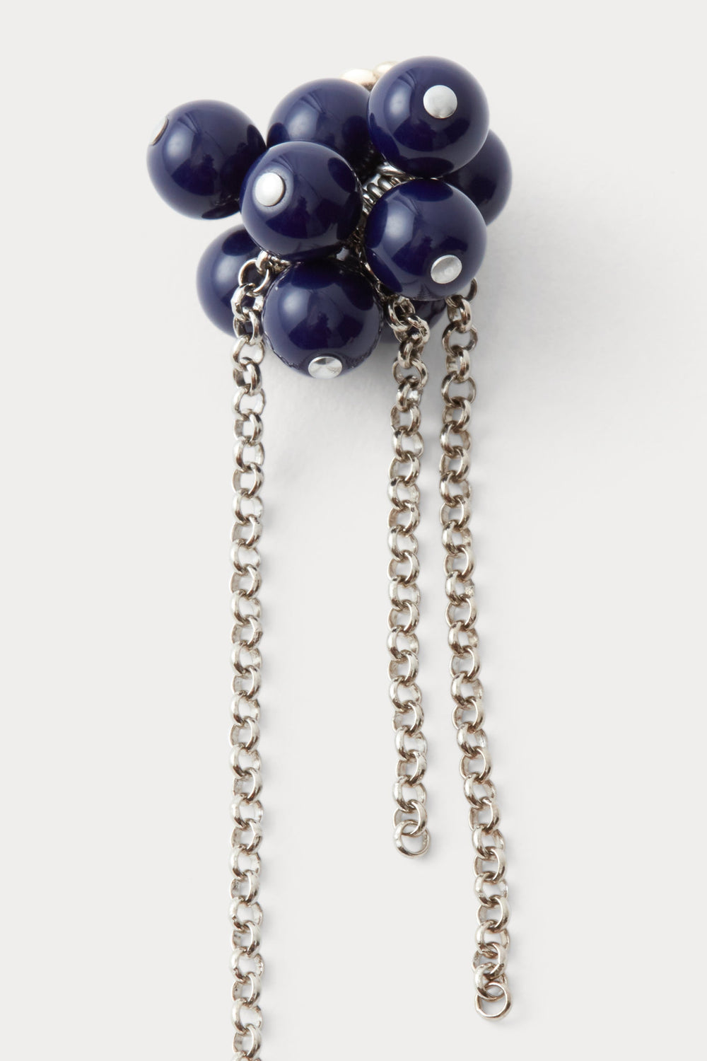 Rachel Comey Accessories Bauble Mesh Earring Navy