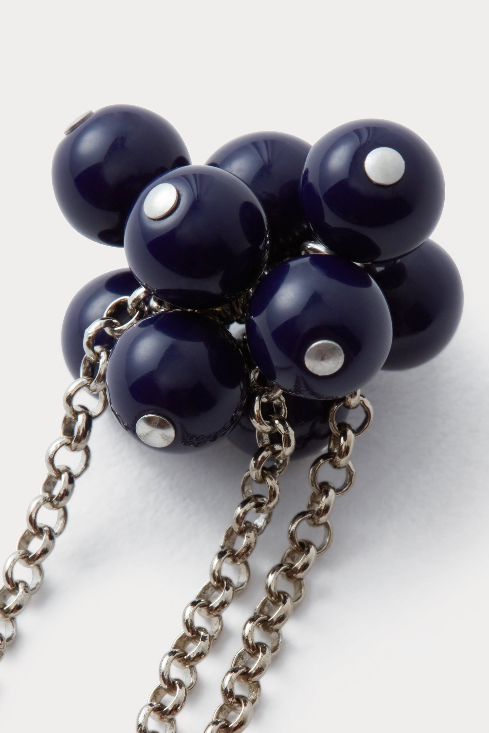 Rachel Comey Accessories Bauble Mesh Earring Navy