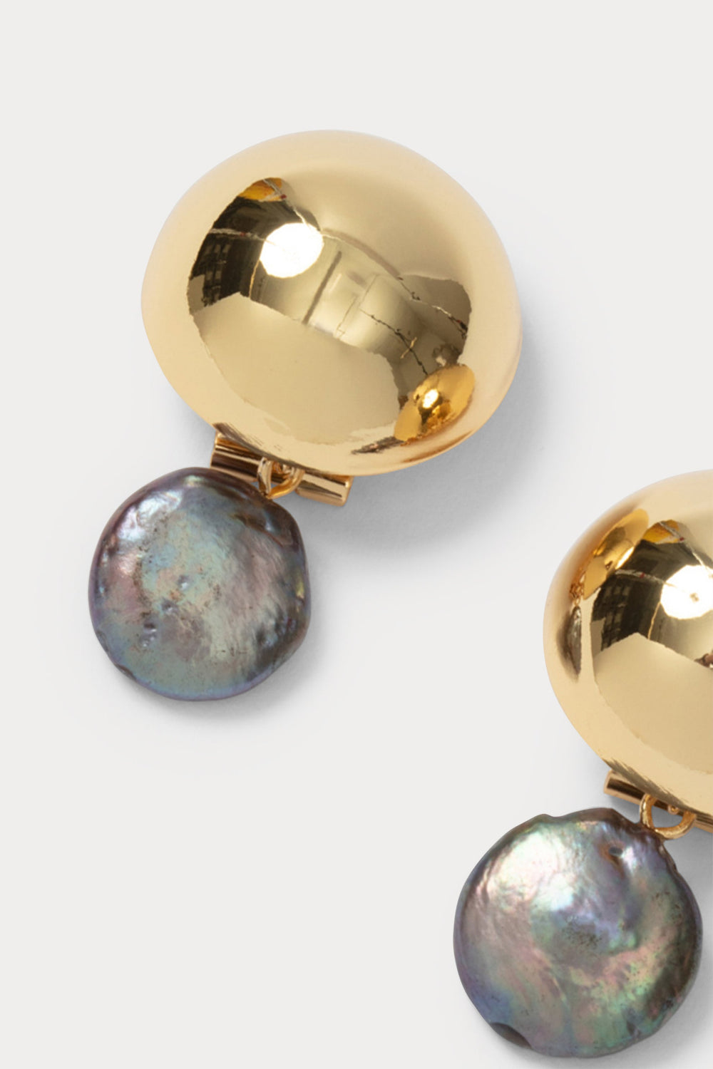 Rachel Comey Accessories Chute Earring Gold-Peacock Pearl