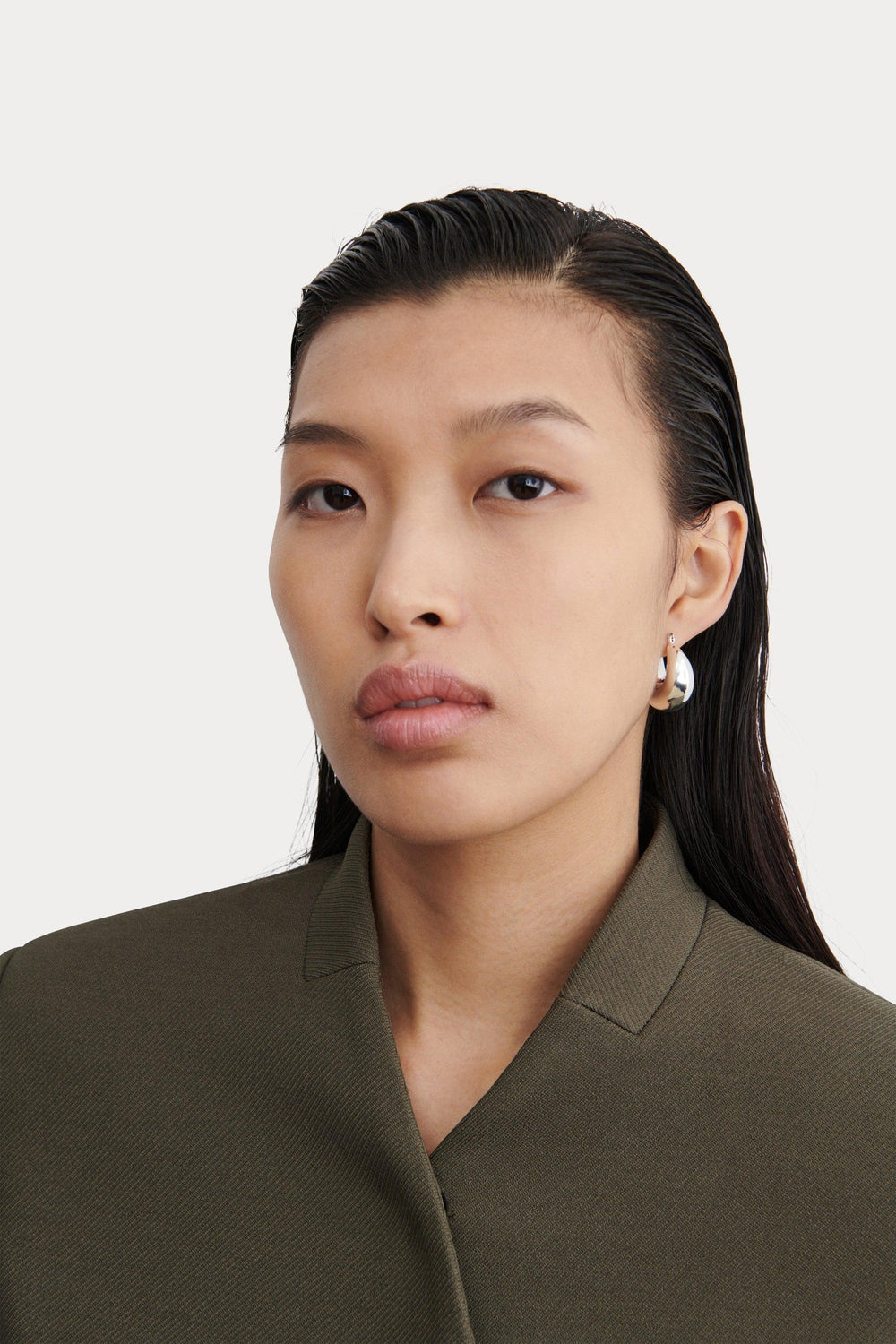 Rachel Comey Accessories Omega Hoop Silver