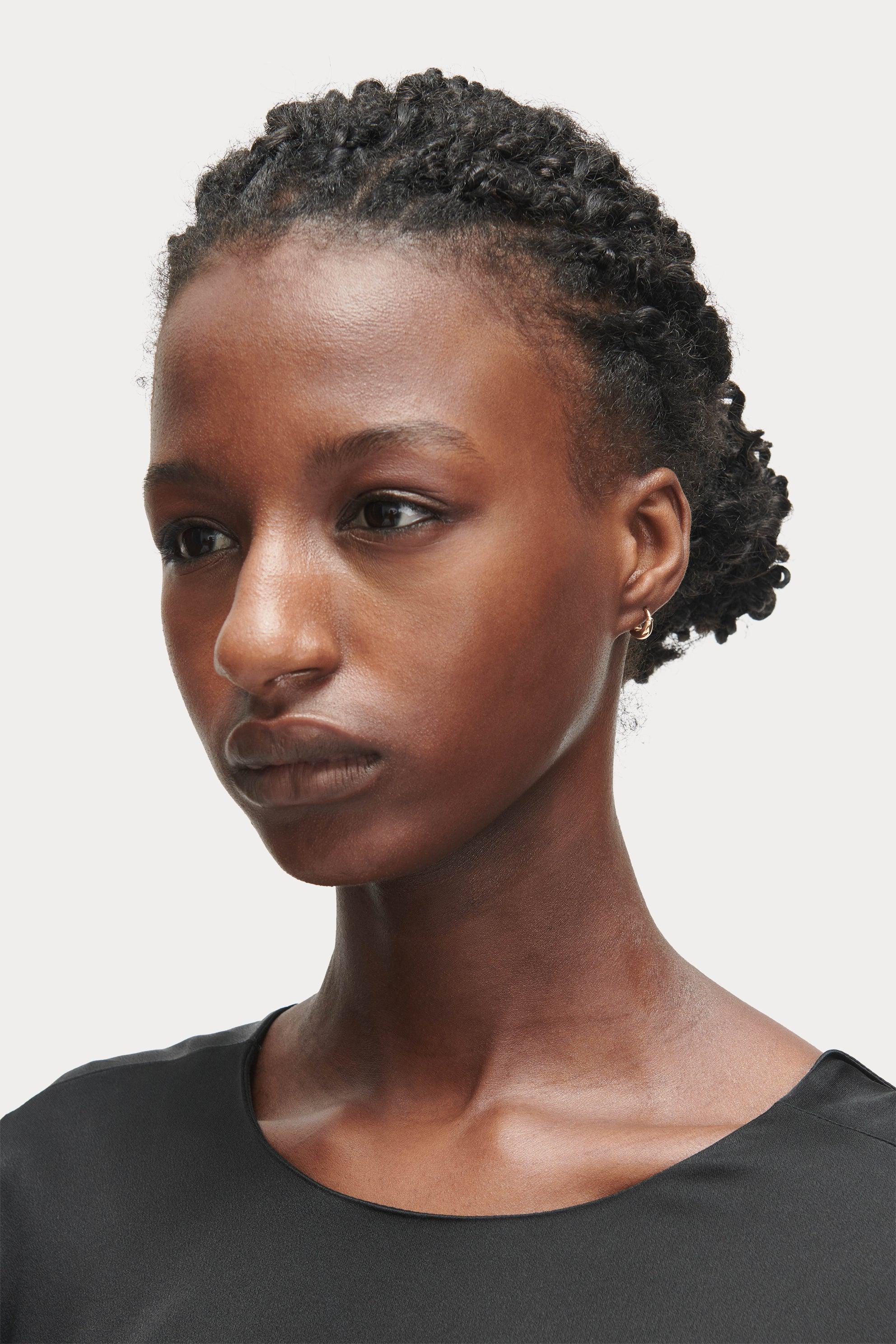 Rachel Comey Accessories Baby Alpha Hoop Gold