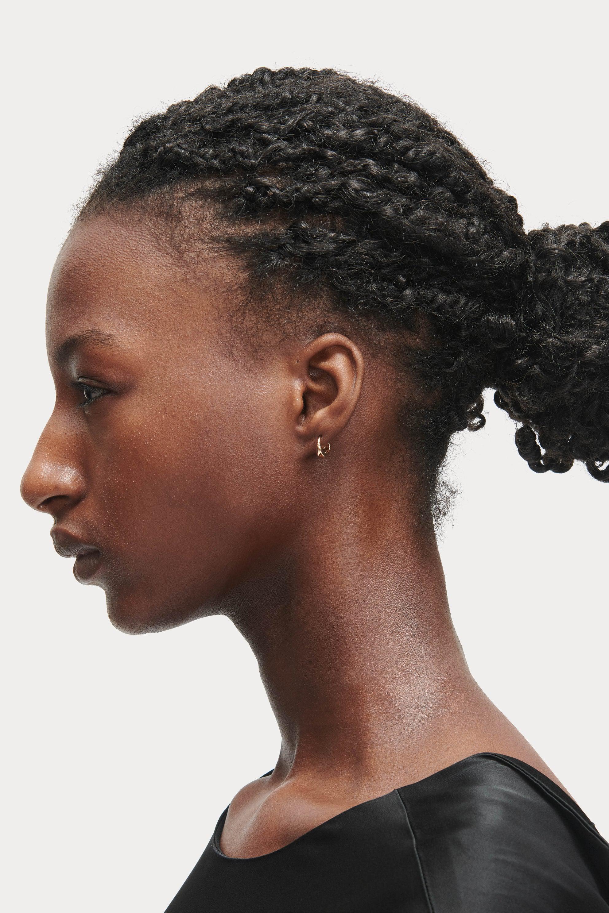 Rachel Comey Accessories Baby Alpha Hoop Gold