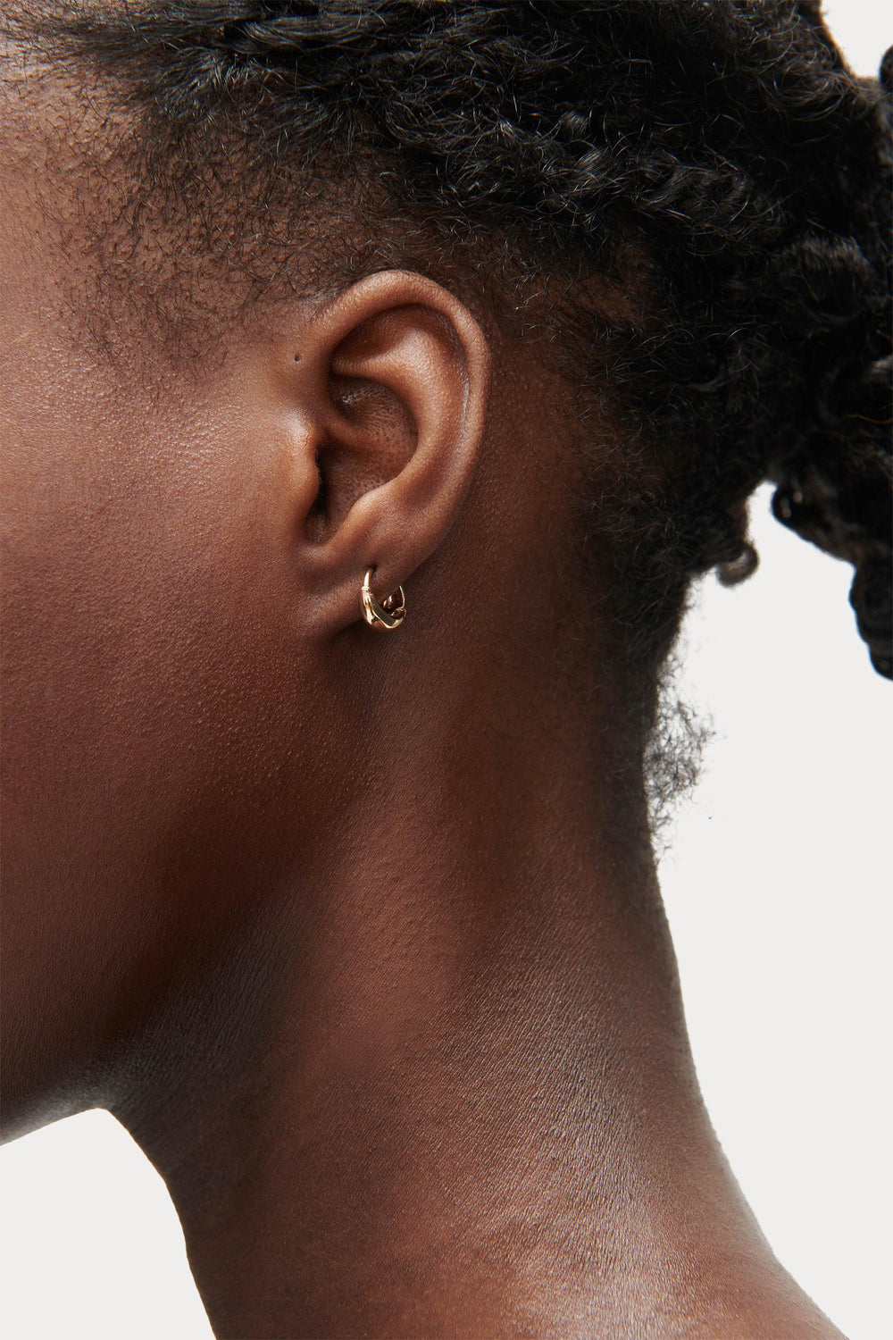 Rachel Comey Accessories Baby Alpha Hoop Gold