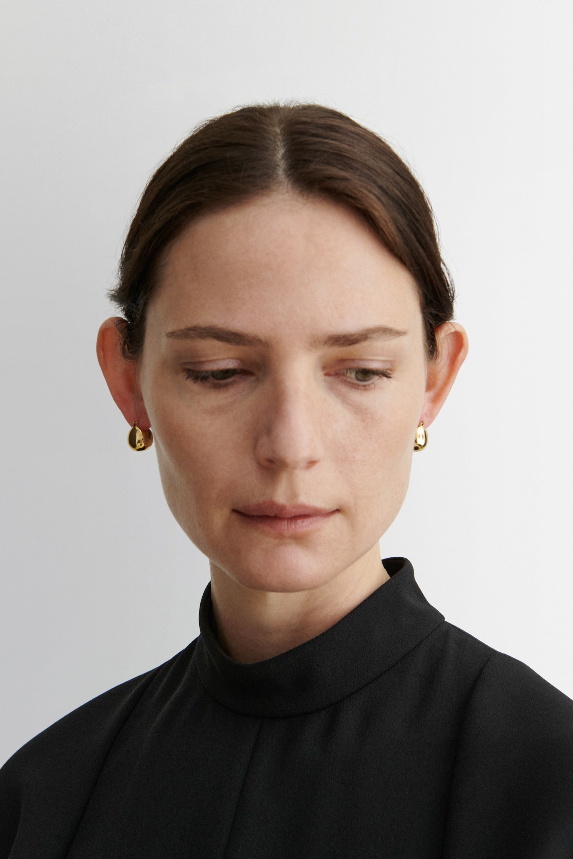 Rachel Comey Accessories Baby Keel Hoop Gold