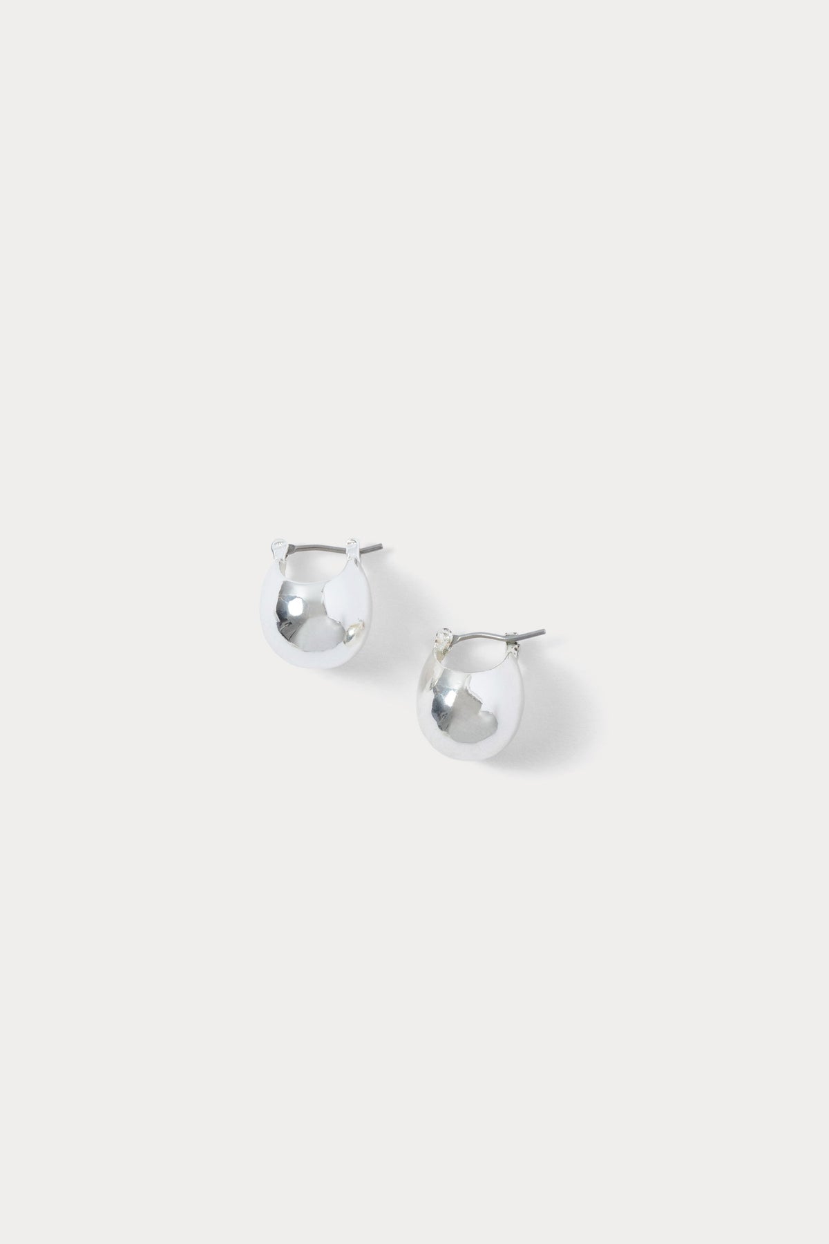 Rachel Comey Accessories Baby Keel Hoop Silver
