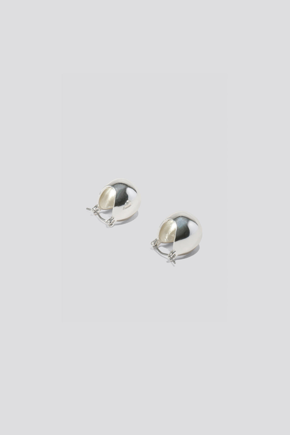 Rachel Comey Accessories Baby Keel Hoop Silver