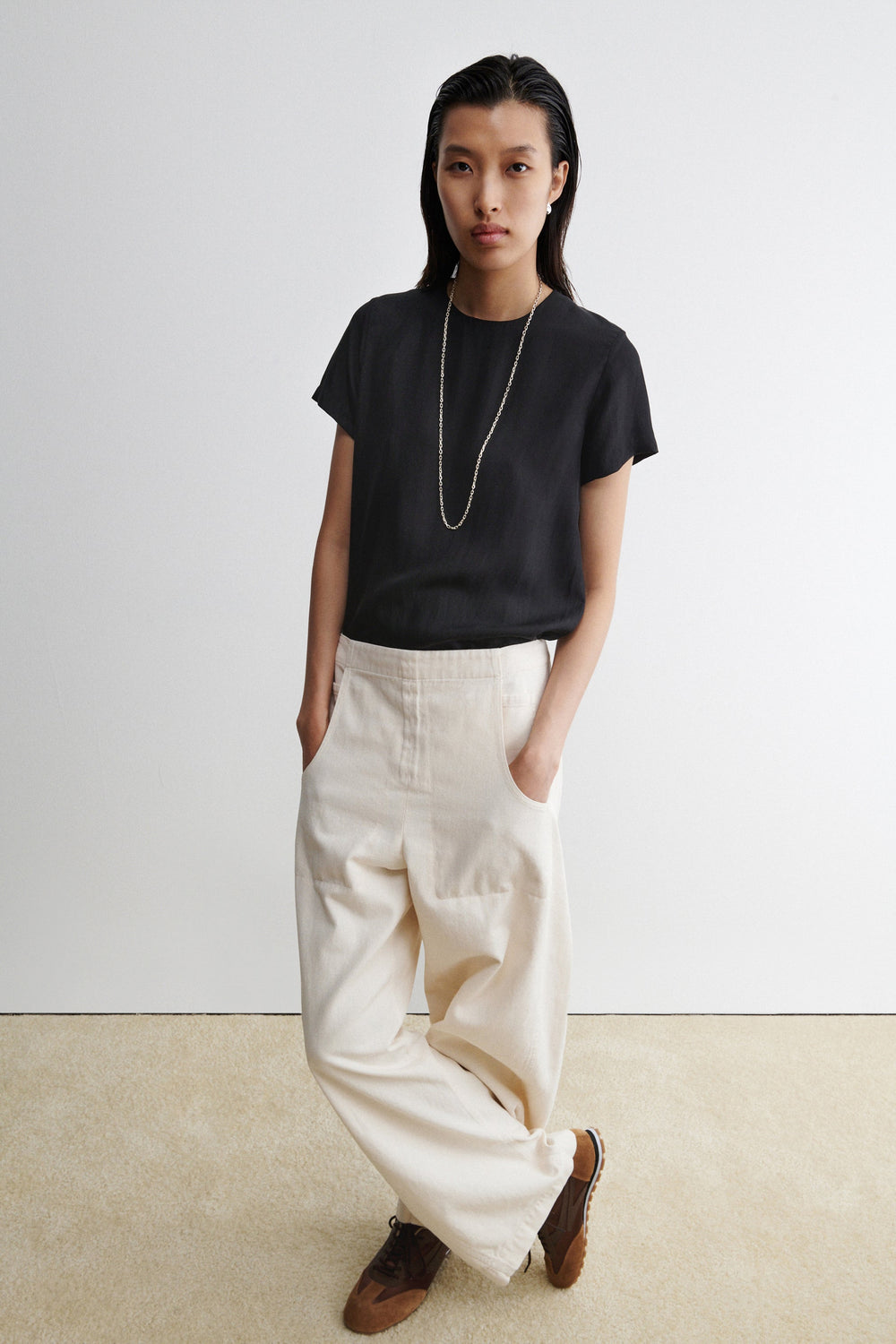 Rachel Comey Accessories Dainty Long Lorne Silver