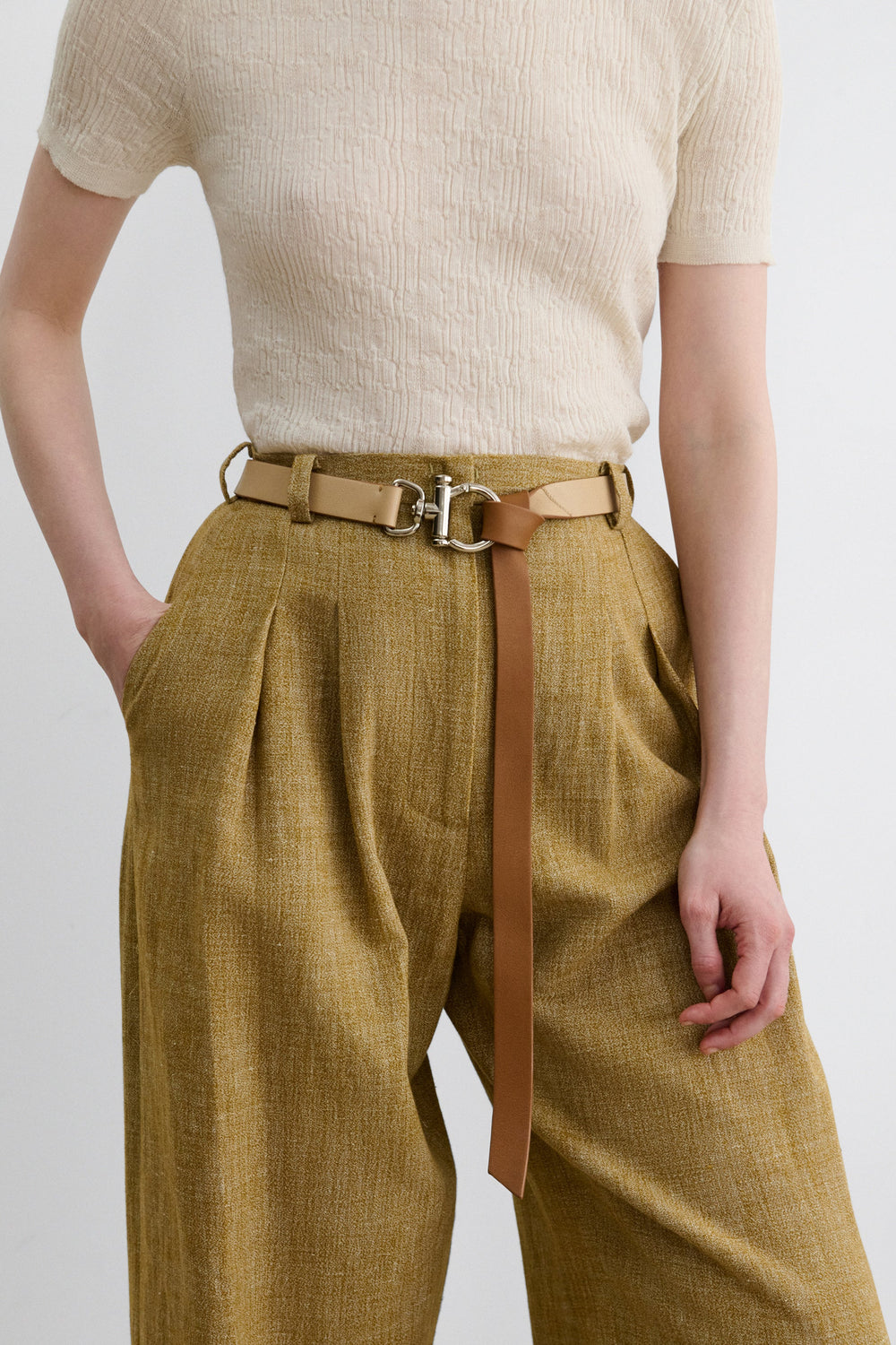 Rachel Comey Accessories Utilitarian Belt Sand
