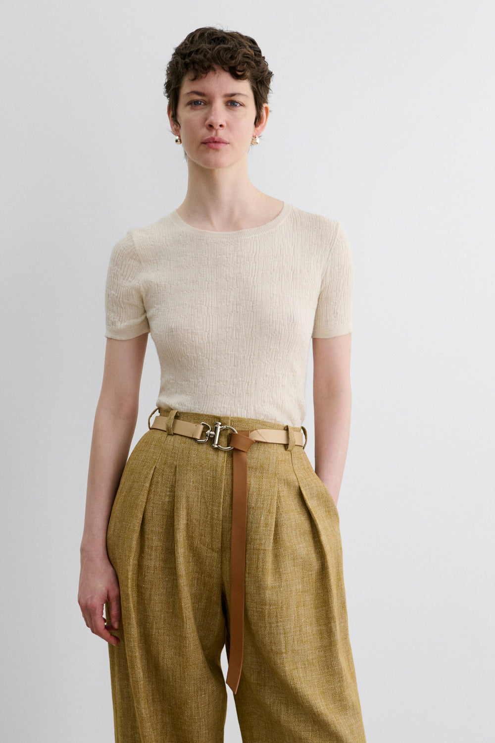 Rachel Comey Accessories Utilitarian Belt Sand