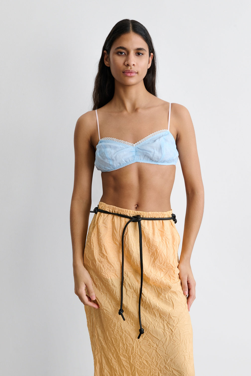 Rachel Comey Accessories Skinny Tubular Tie Belt Black