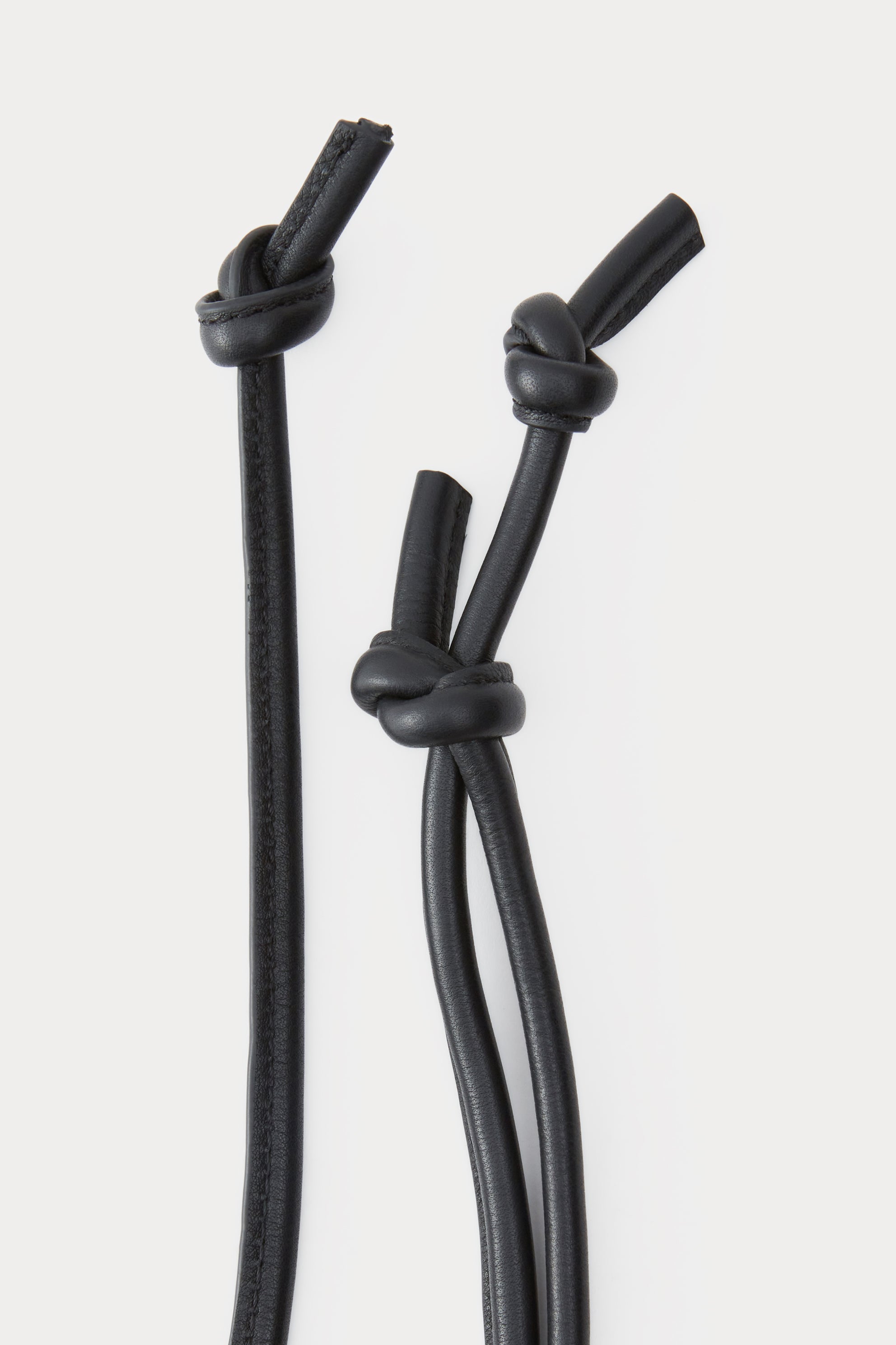 Rachel Comey Accessories Skinny Tubular Tie Belt Black