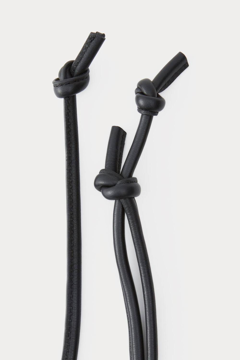 Rachel Comey Accessories Skinny Tubular Tie Belt Black