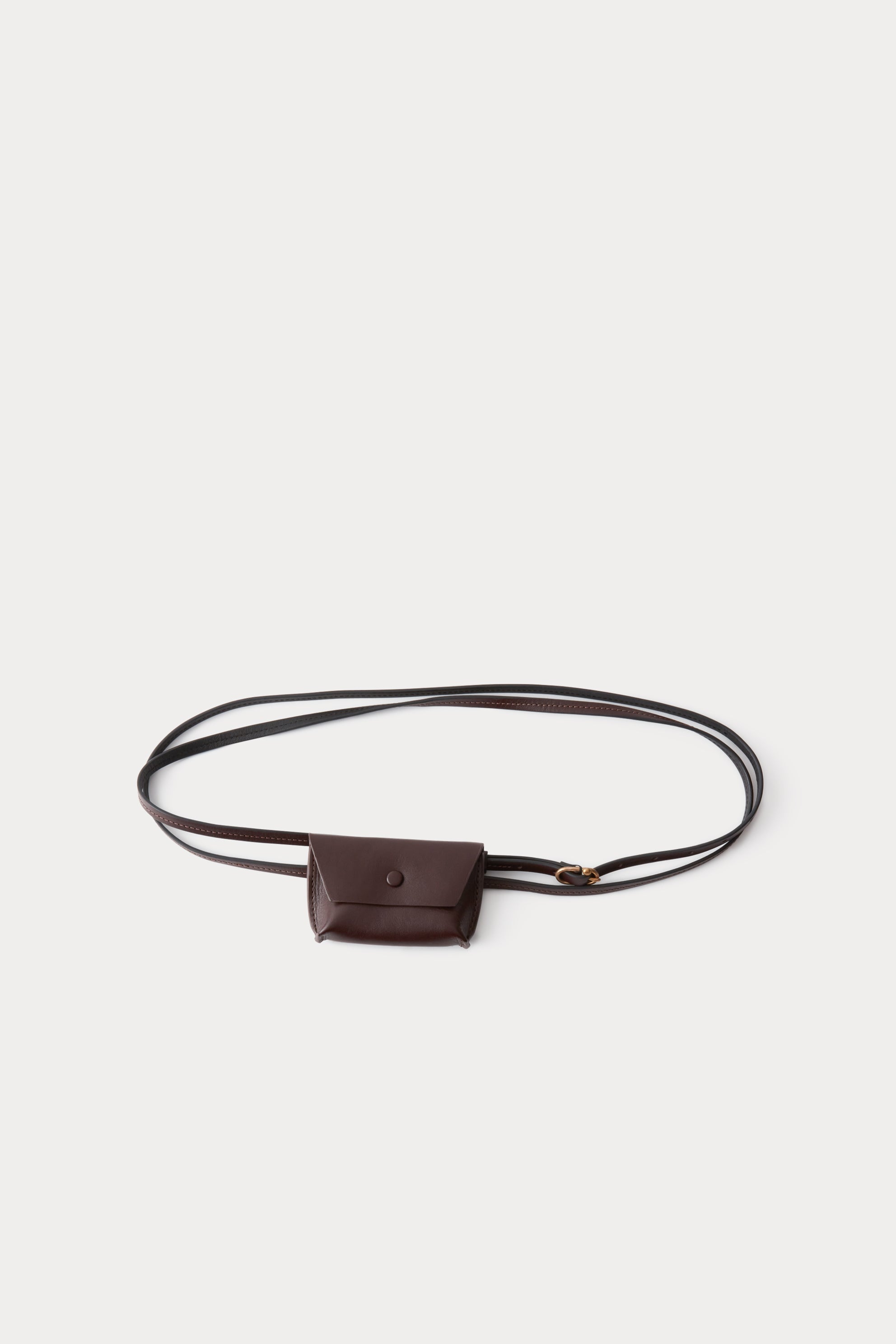 Rachel Comey Accessories Double Wrap Hamecon Card Slot Belt Auburn