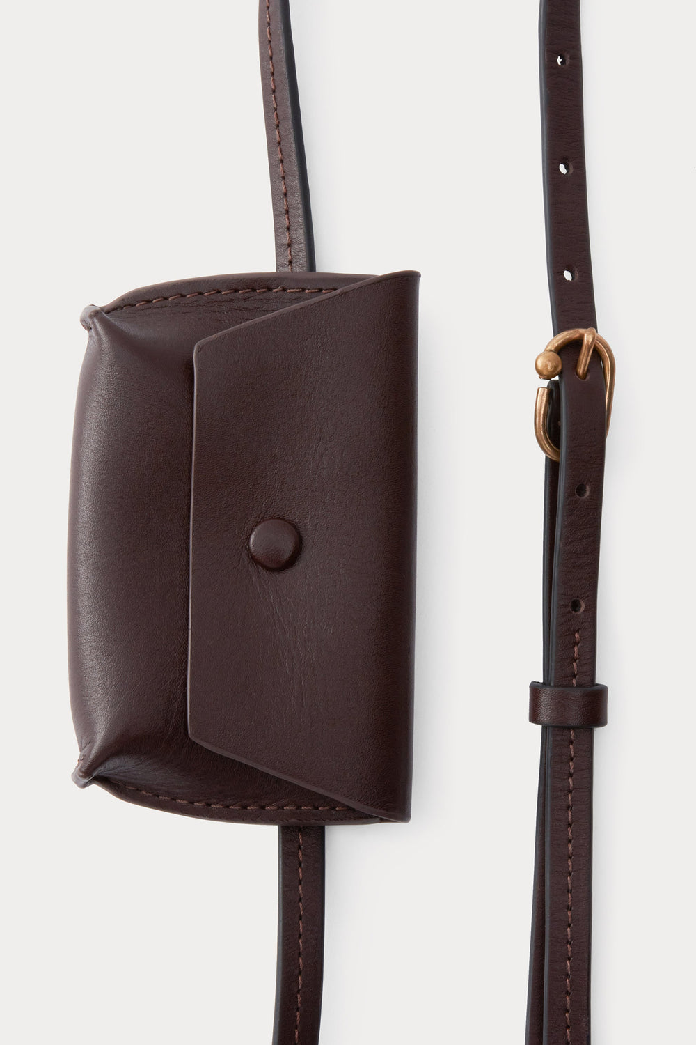 Rachel Comey Accessories Double Wrap Hamecon Card Slot Belt Auburn