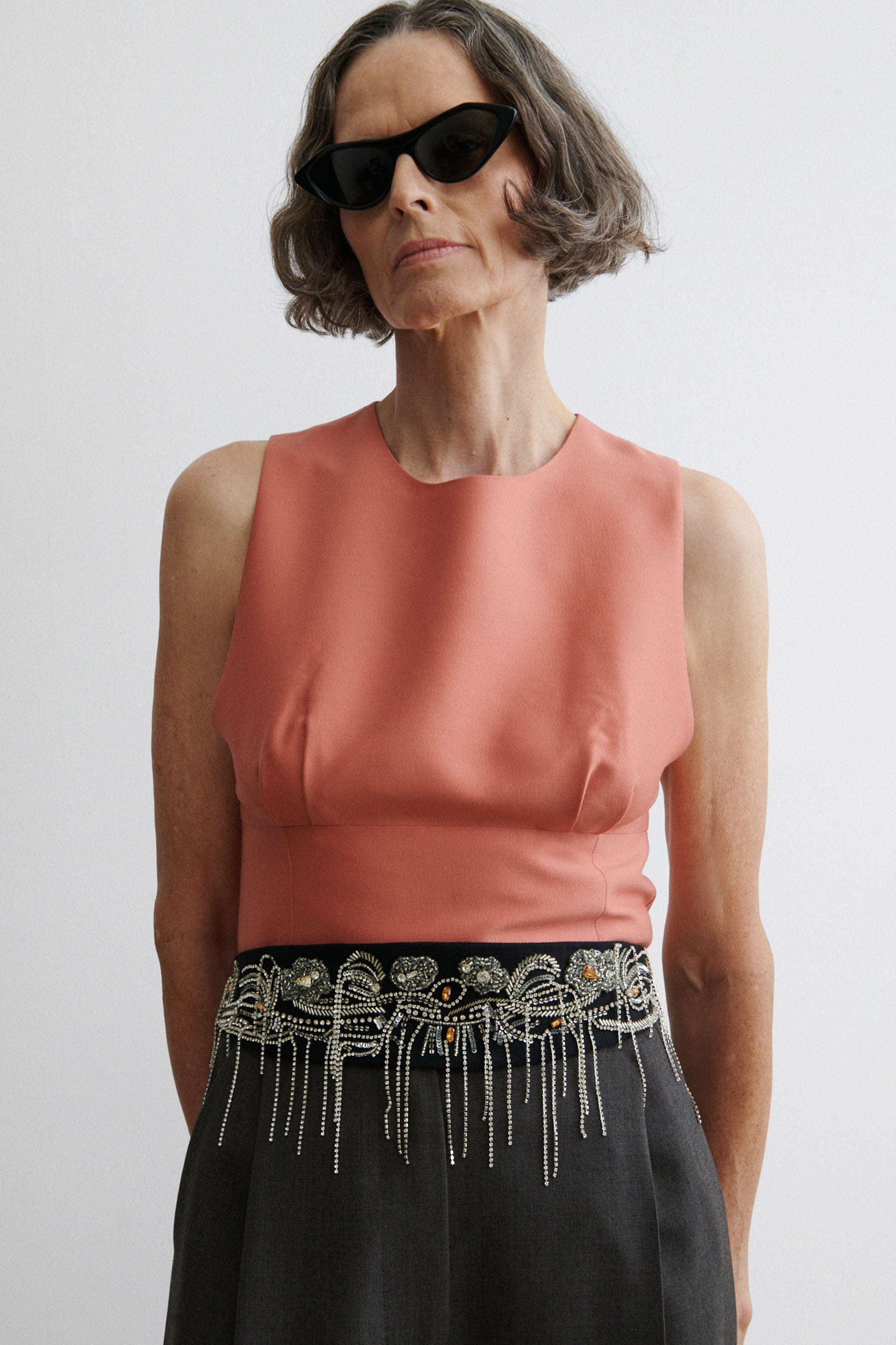 Rachel Comey Accessories Embroidered Toga Belt Black