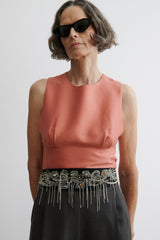 Rachel Comey Accessories Embroidered Toga Belt Black