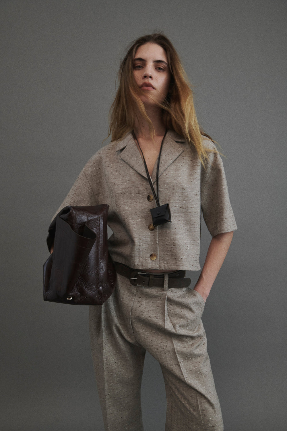 Rachel Comey Accessories Air Tag Holder Caramel