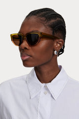 Rachel Comey Accessories Keet Sunglasses Yellow Orange