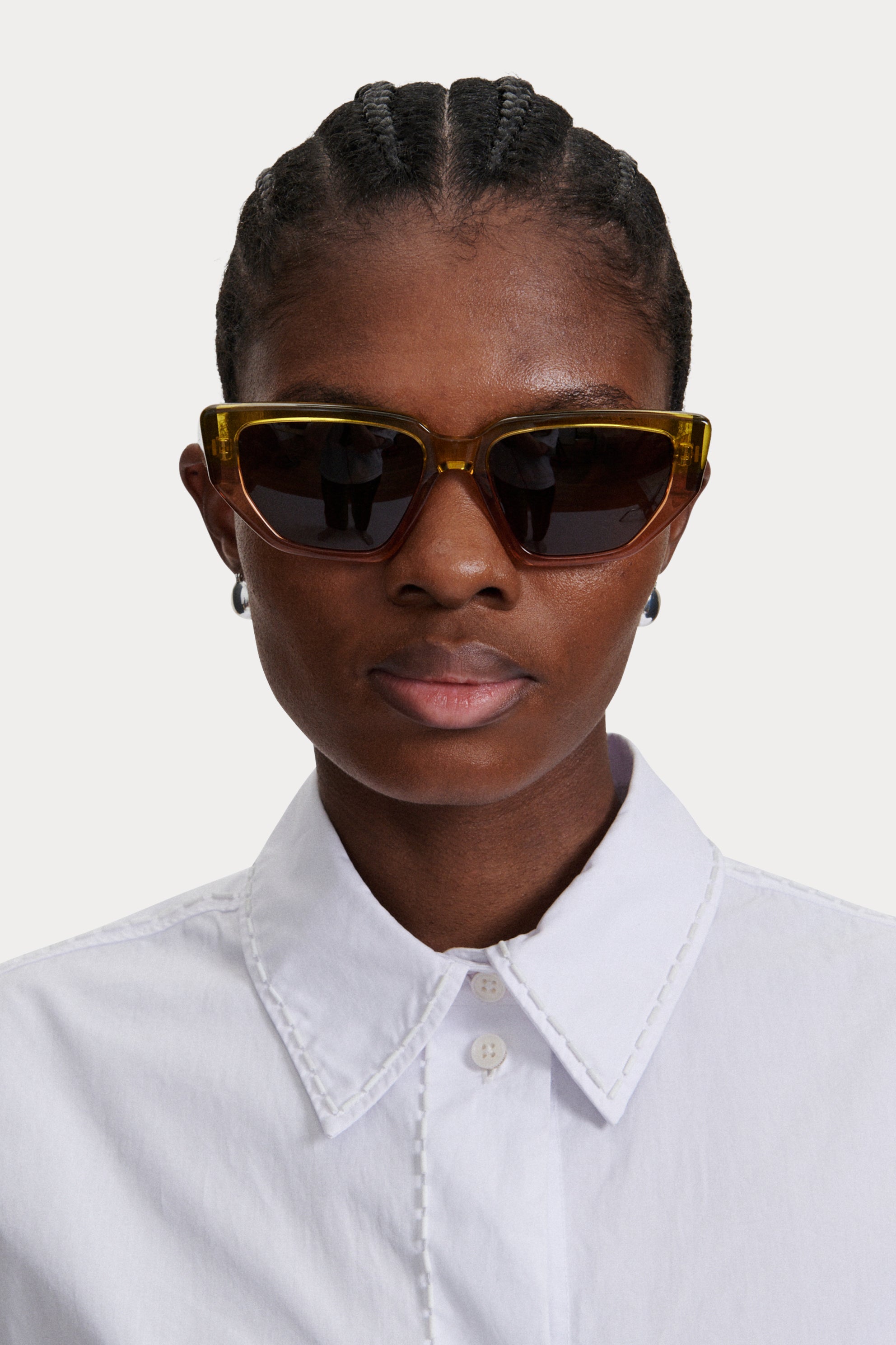 Rachel Comey Accessories Keet Sunglasses Yellow Orange