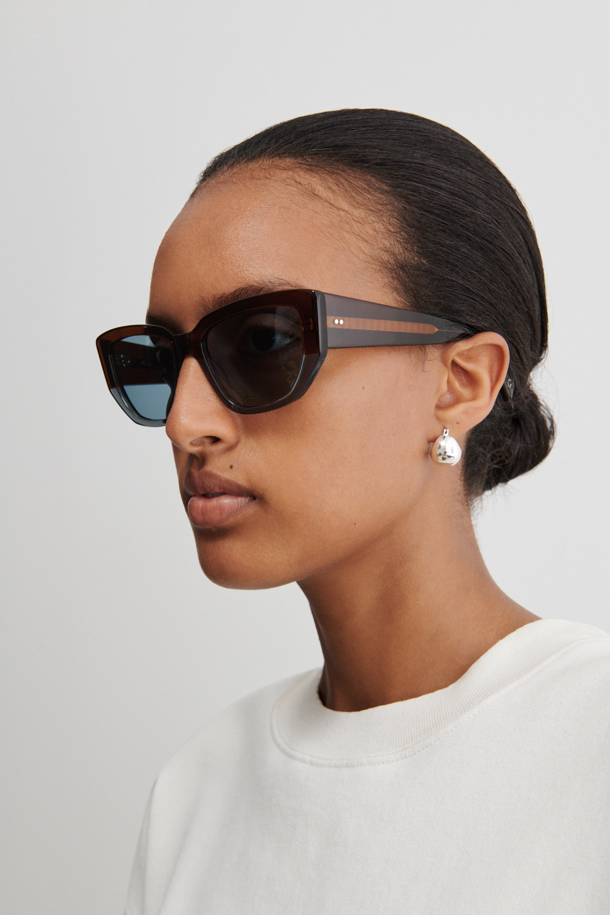 Rachel Comey Accessories Keet Sunglasses Blue Brown