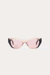 Rachel Comey Accessories Ayres Sunglasses Black\/Clear Pink