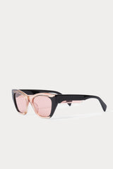 Rachel Comey Accessories Ayres Sunglasses Black\/Clear Pink
