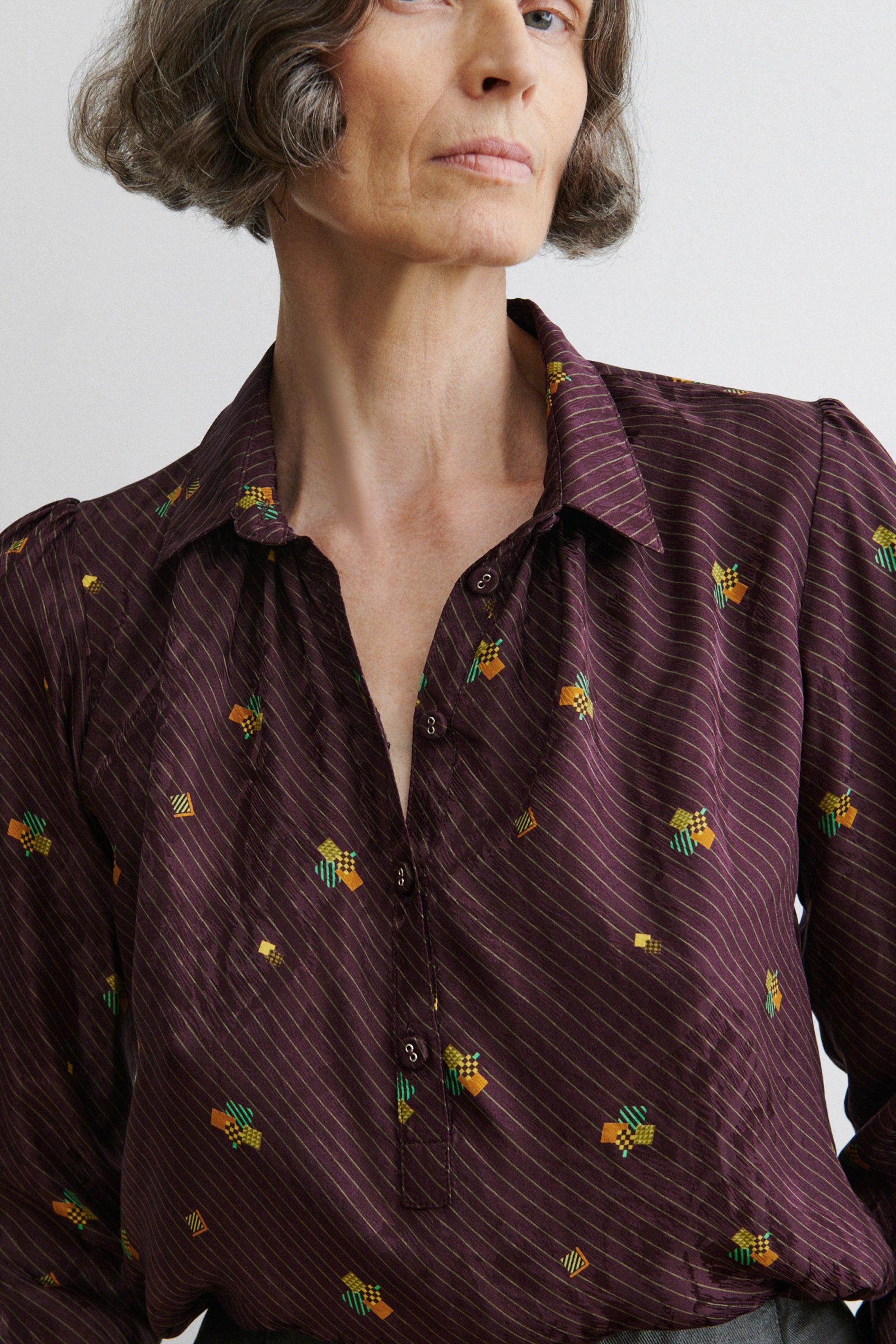 Rachel Comey Sale|Clothing Bainville Top Bordeaux