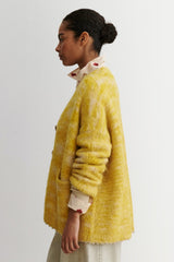 Rachel Comey Clothing Fuchs Cardigan Chartreuse Space Dye