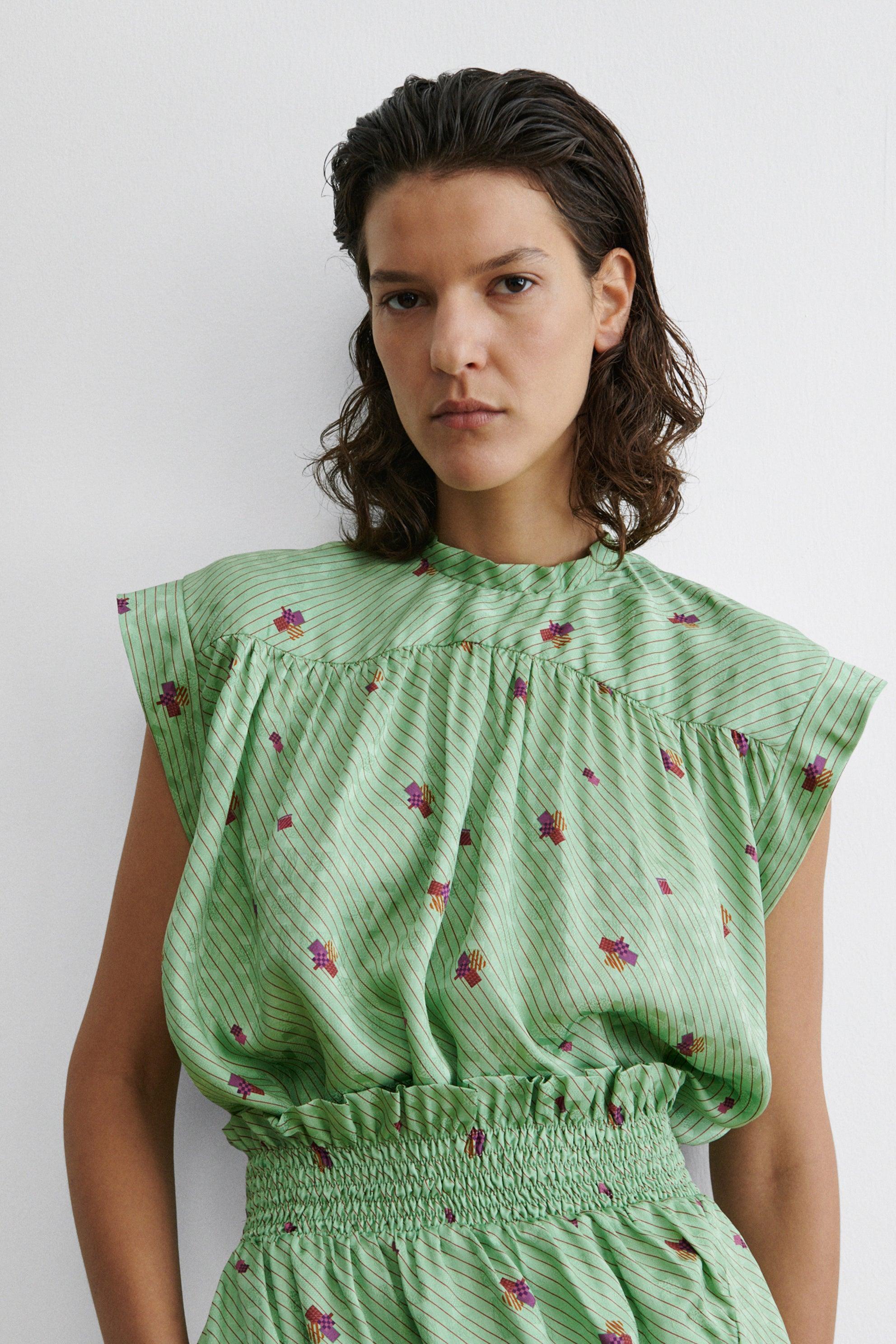 Rachel Comey Clothing|Sale Mozby Top Celedon